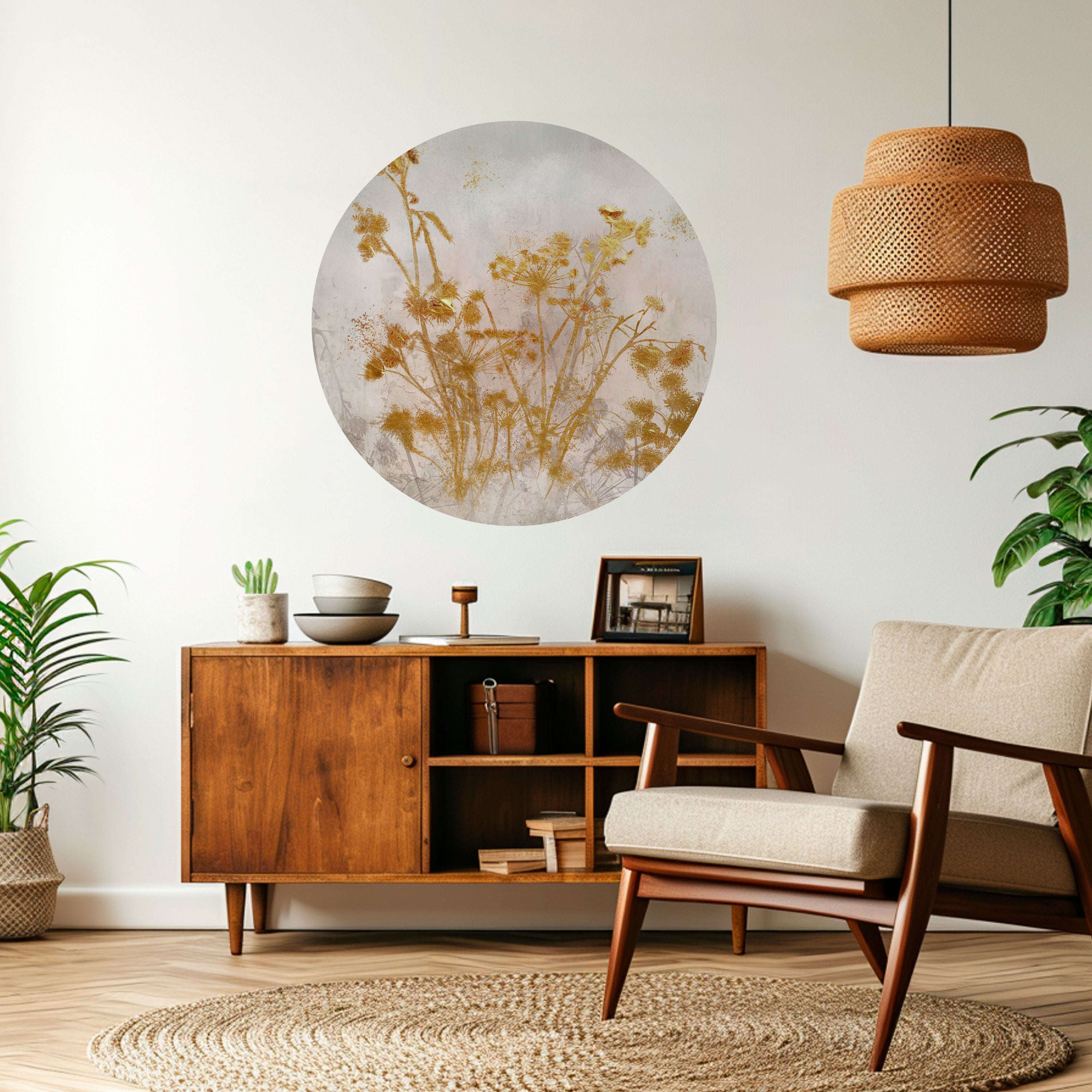 LONESOME SPRIG Naklejka okrągła