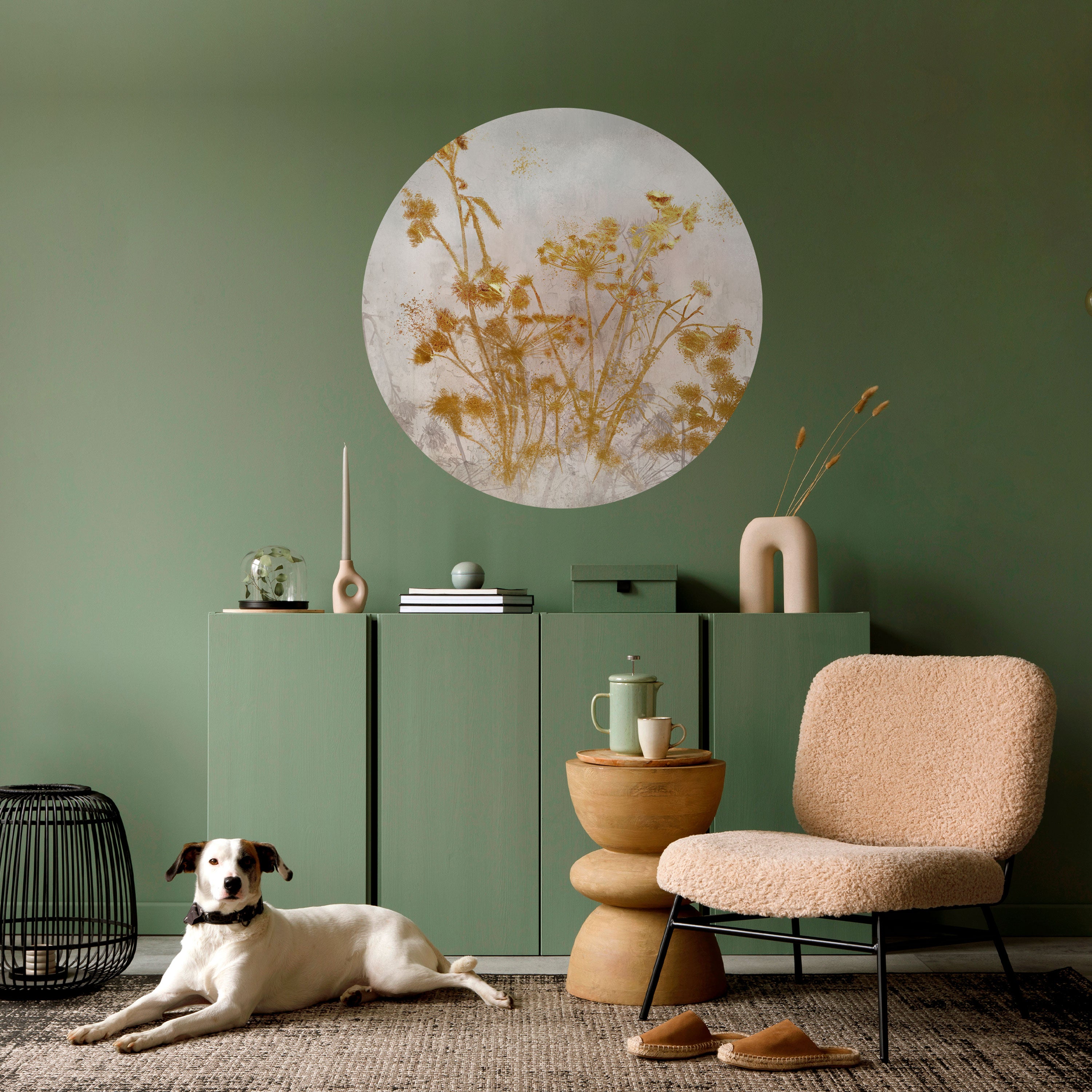 LONESOME SPRIG Naklejka okrągła