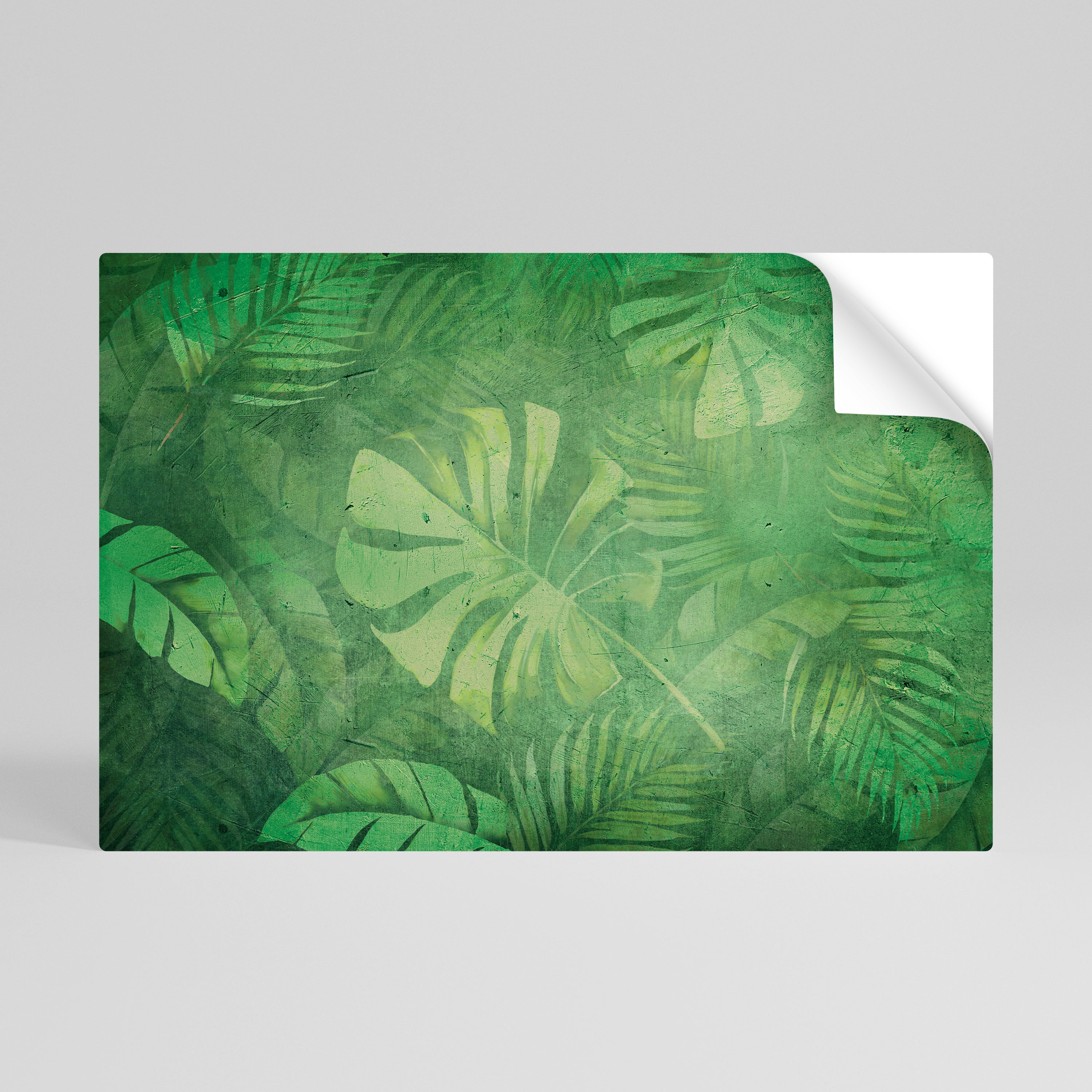 SUBTLE GREEN SYMPHONY Naklejka/Plakat poziomy