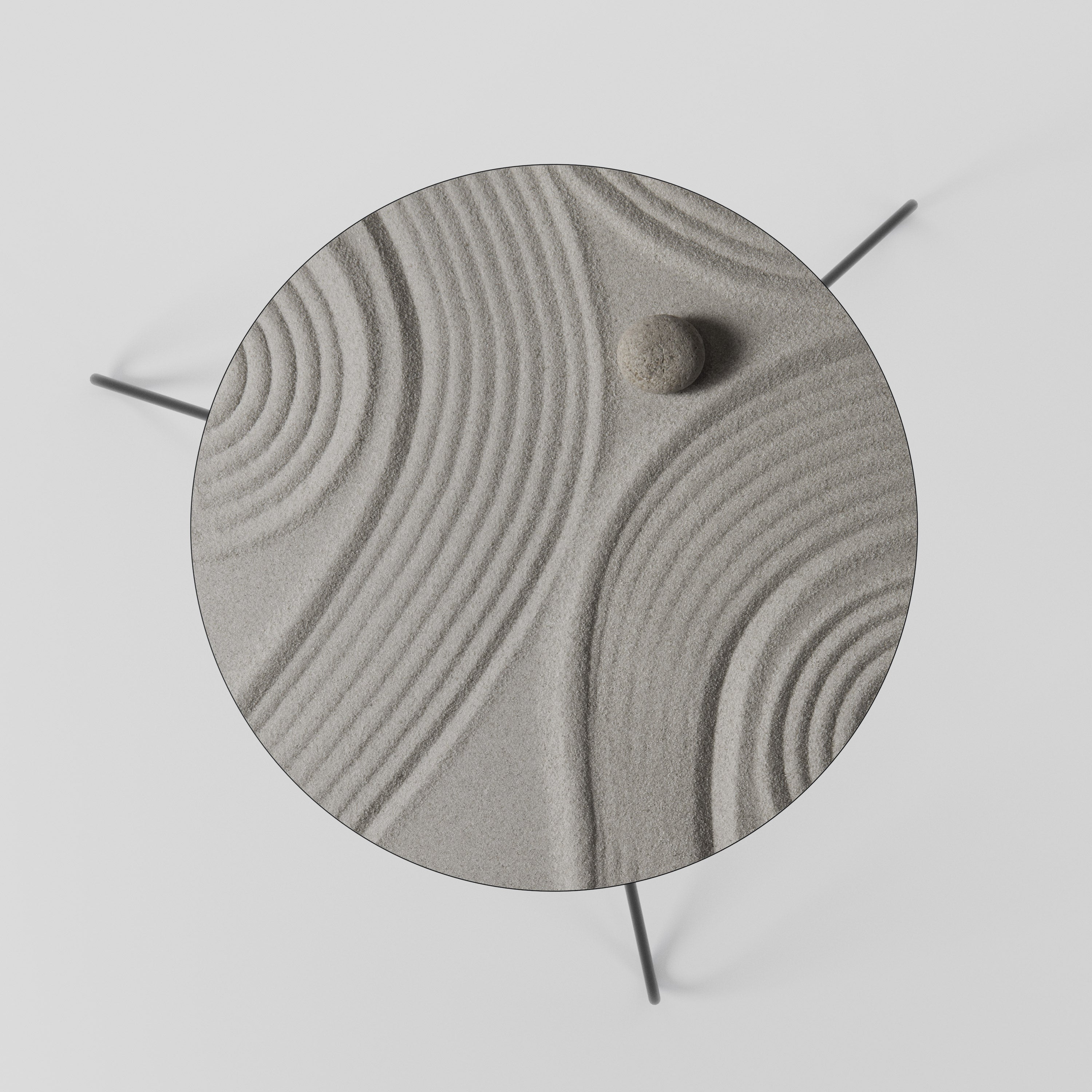 SANDSWIRL SERENITY Stolik kawowy mały