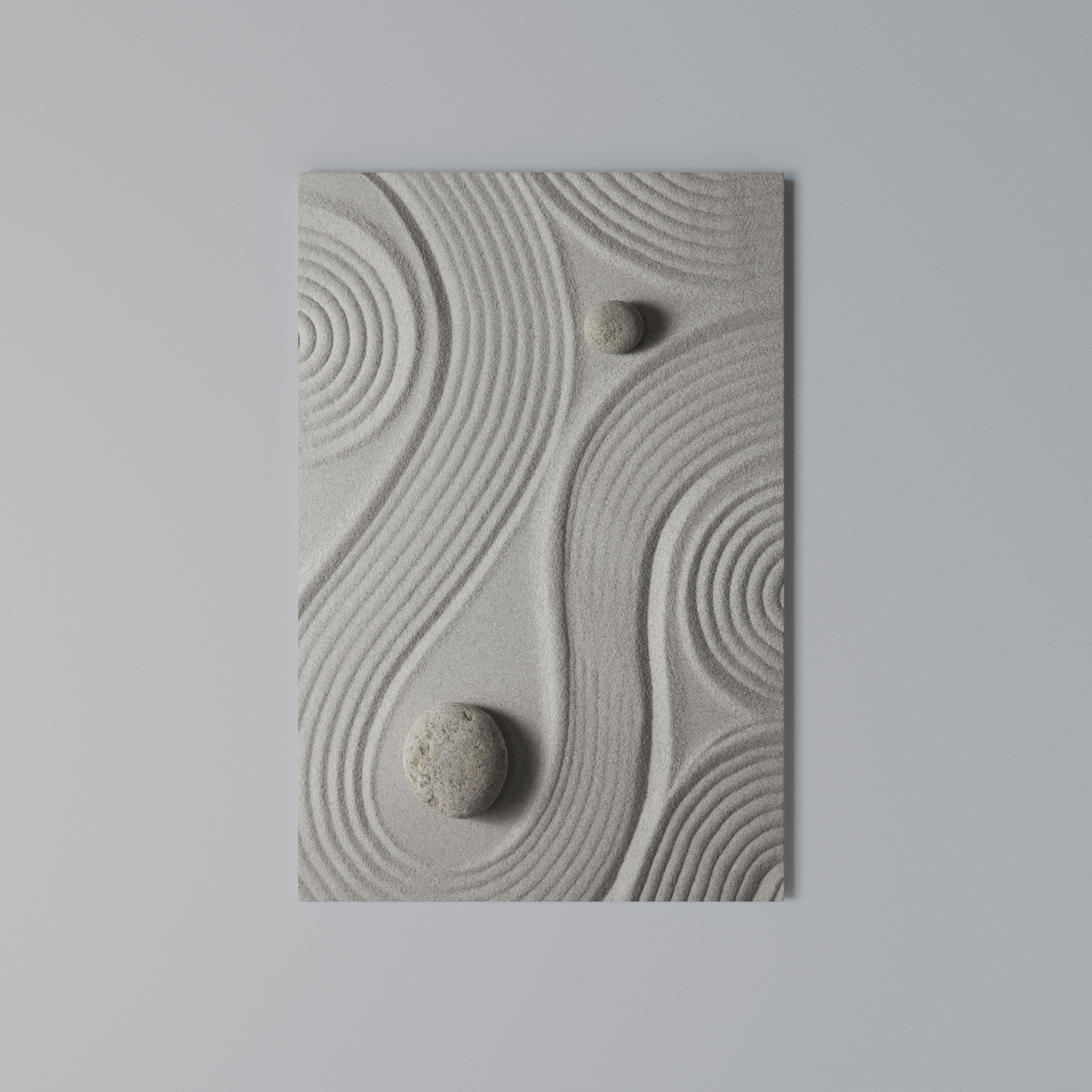 SANDSWIRL SERENITY Pionowy obraz na płótnie
