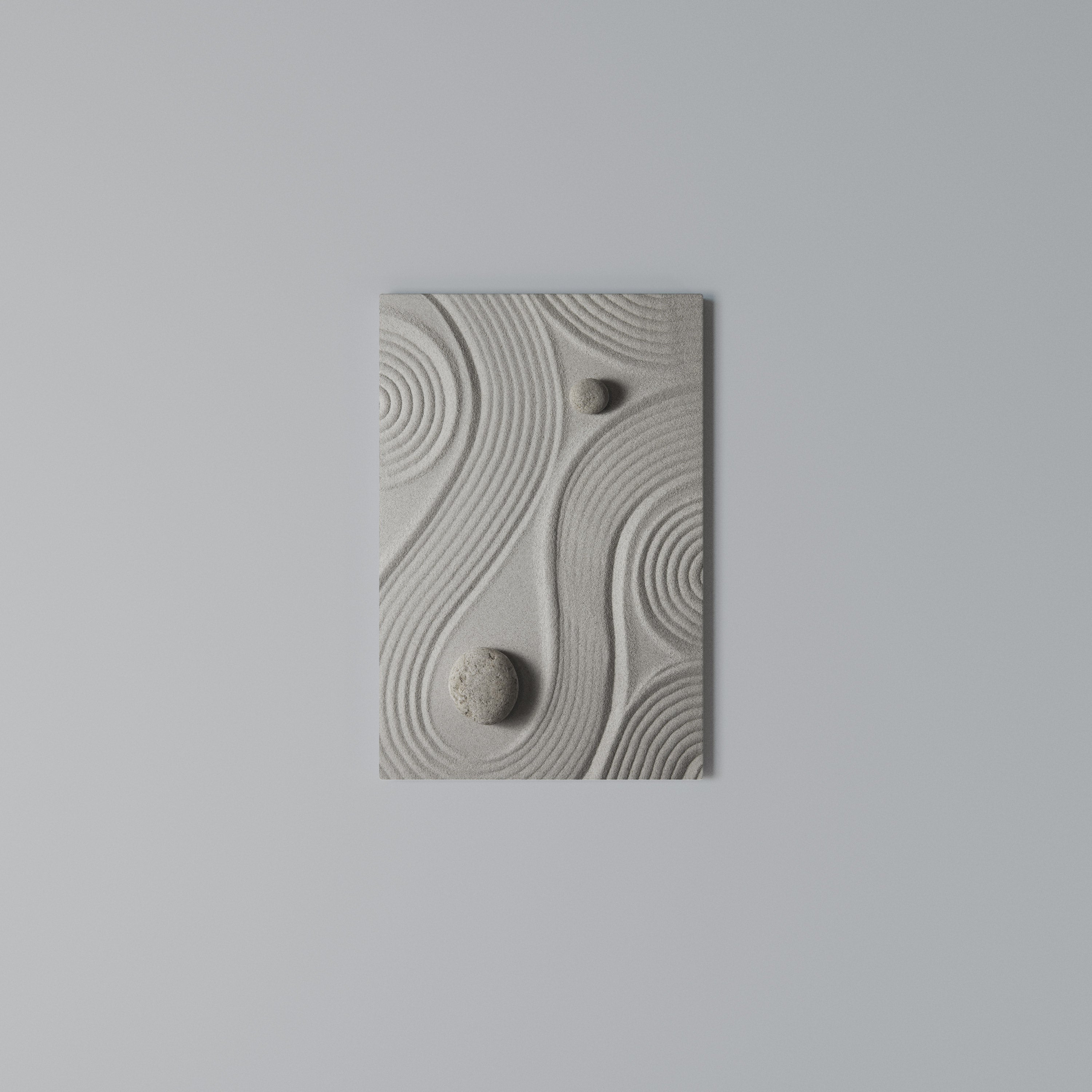 SANDSWIRL SERENITY Pionowy obraz na płótnie