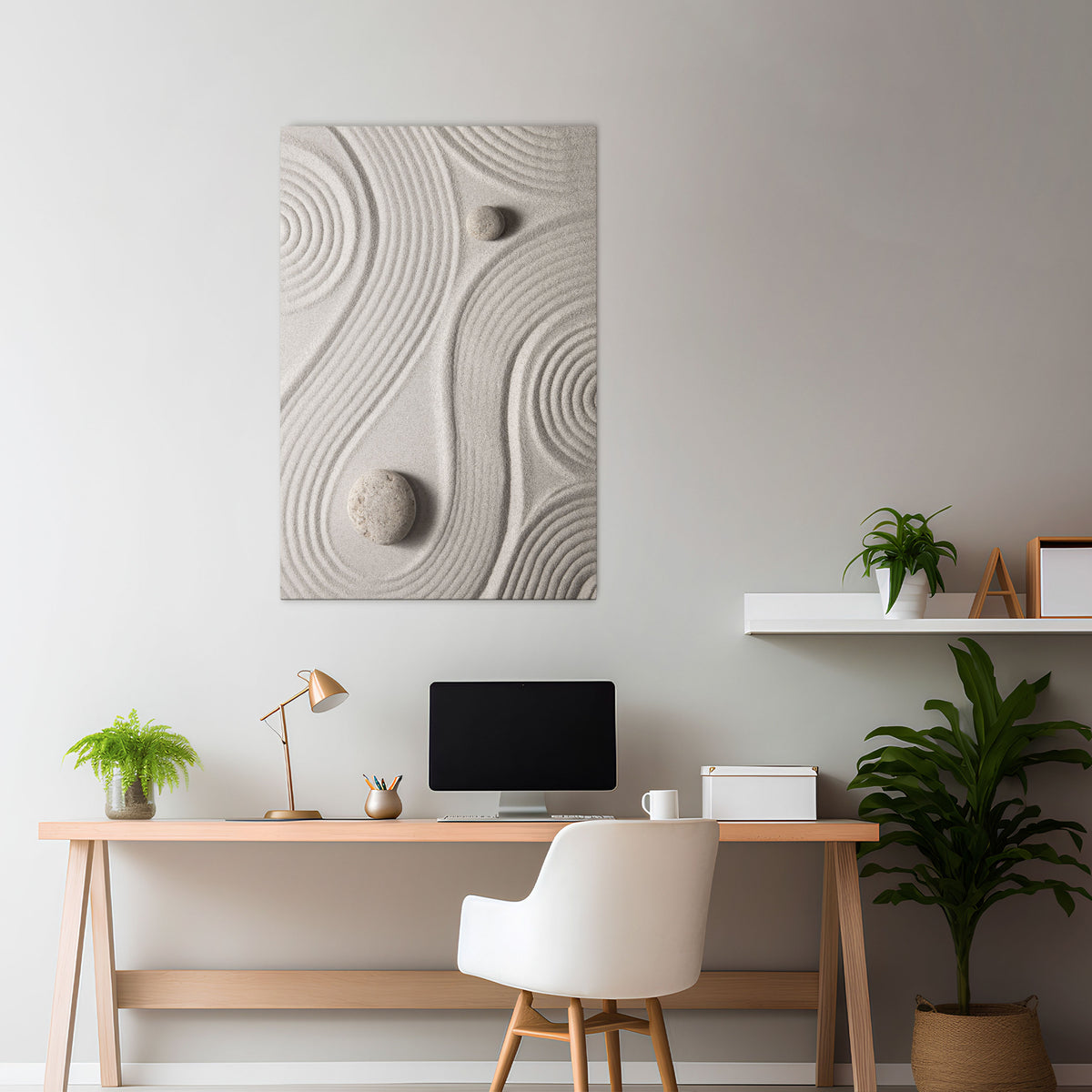 SANDSWIRL SERENITY Pionowy obraz na płótnie
