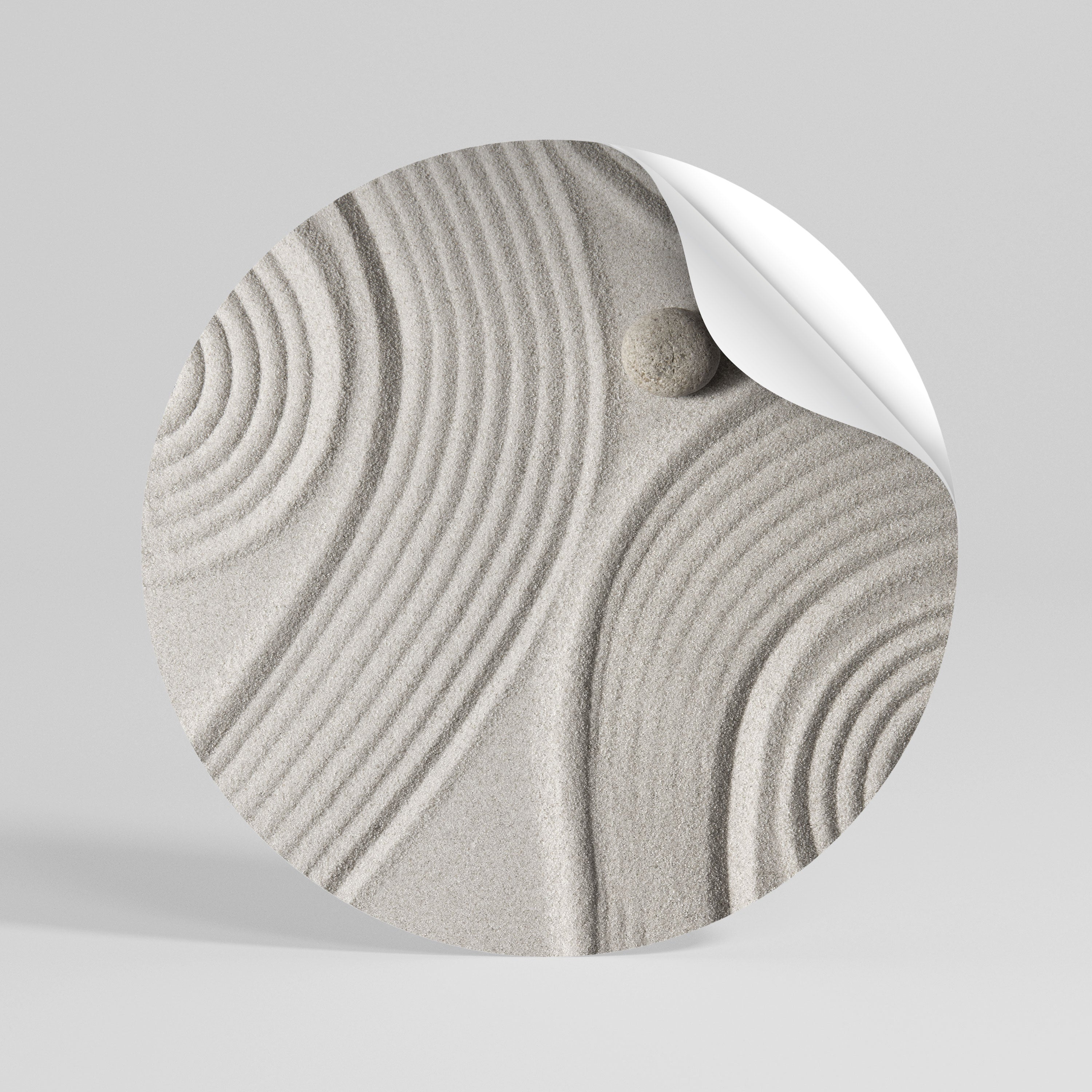 SANDSWIRL SERENITY Naklejka - okrągła