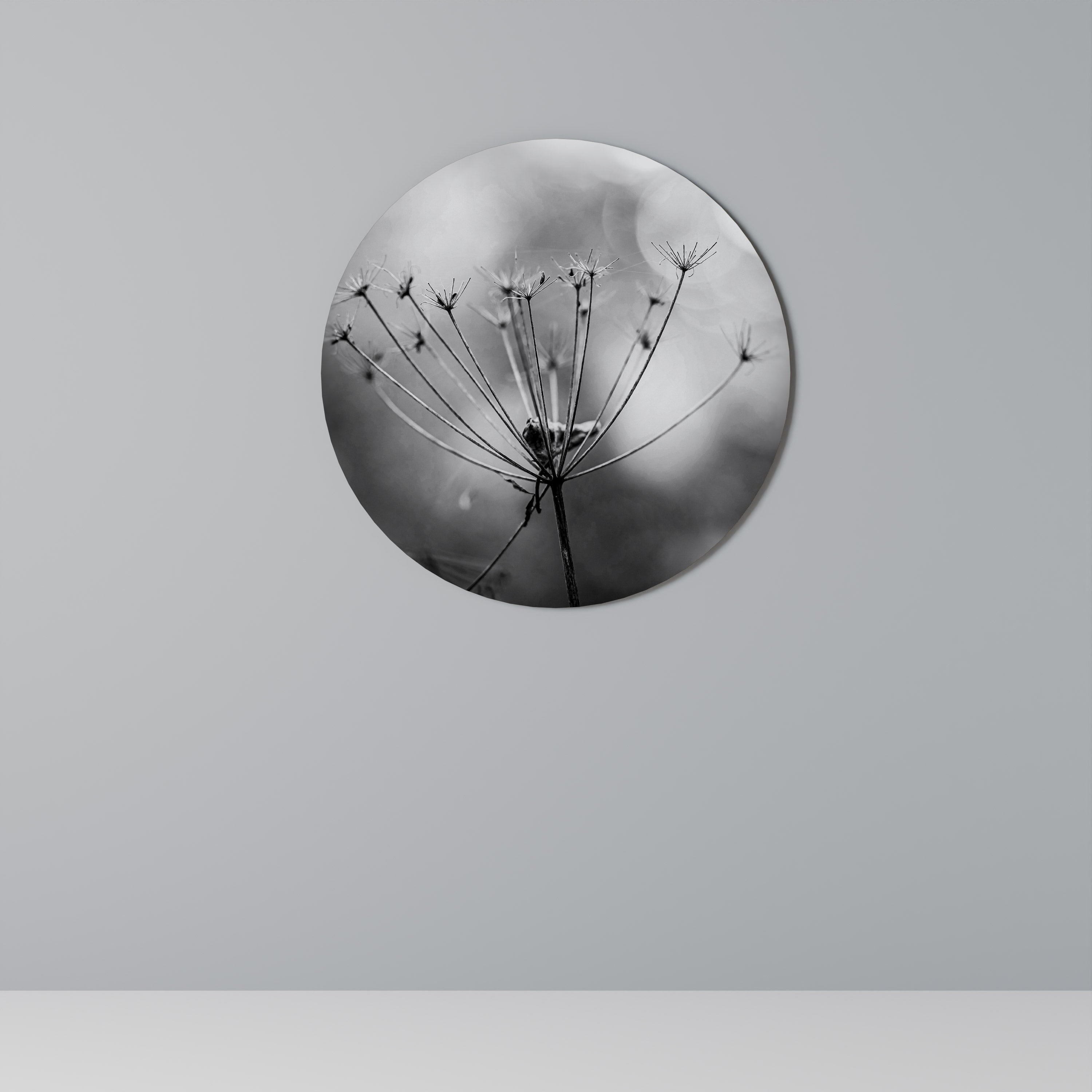 MINIMALIST BLOOM Obraz okrągły