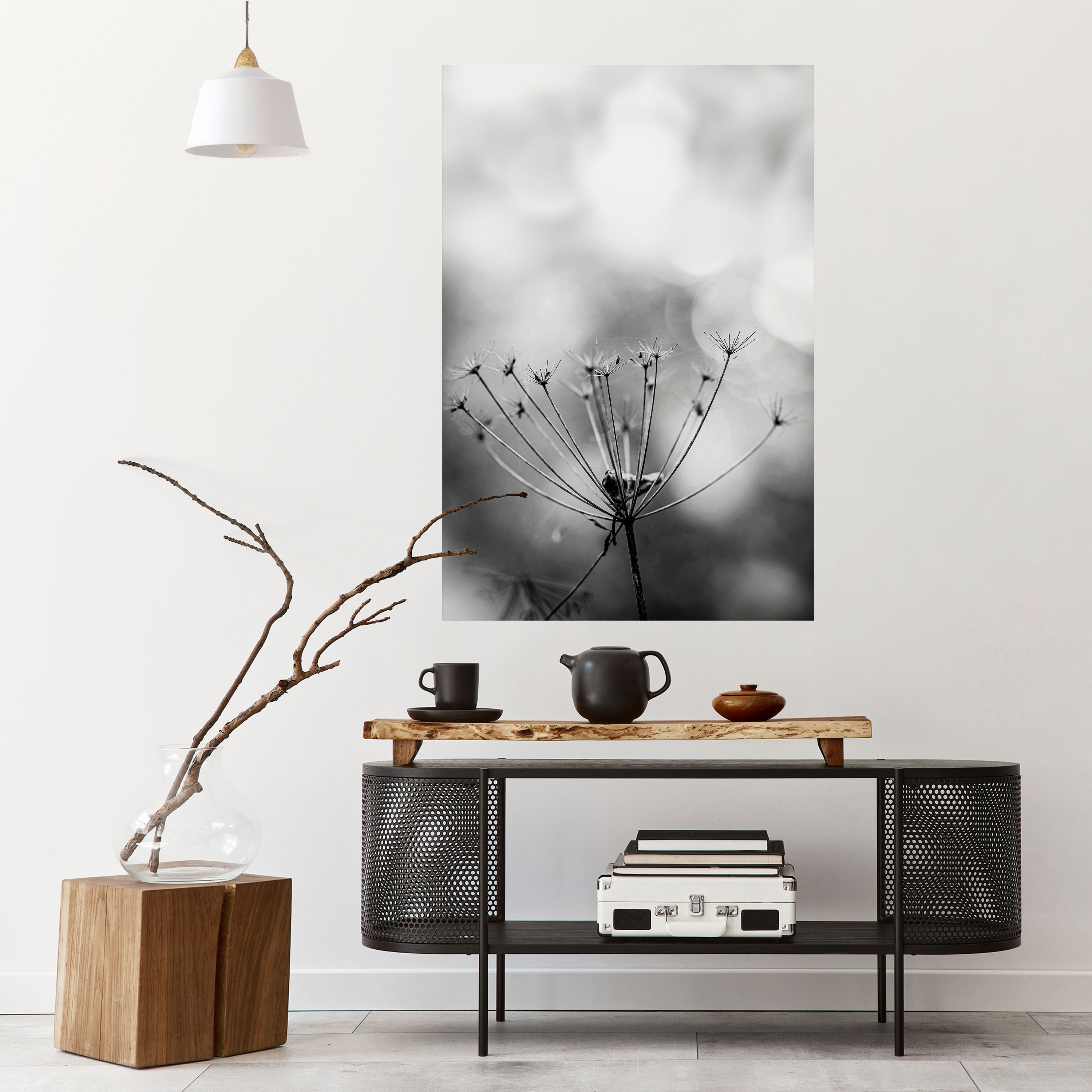 MINIMALIST BLOOM Naklejka/Plakat pionowy
