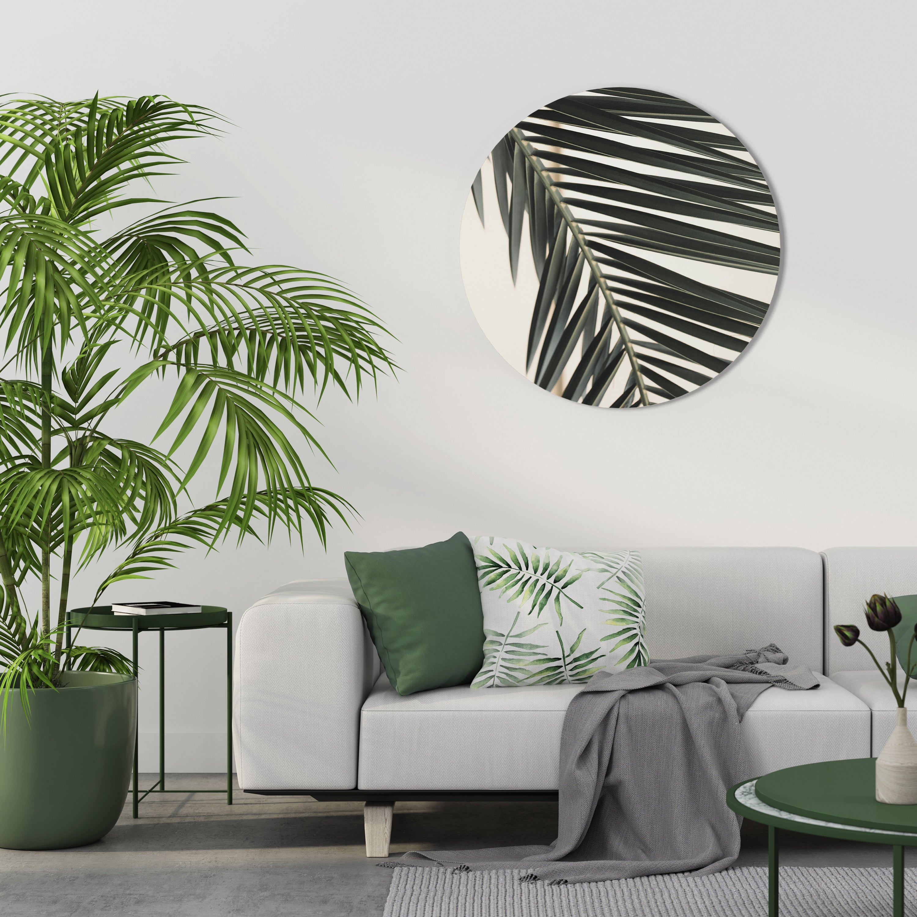 PALM SYMPHONY Obraz okrągły