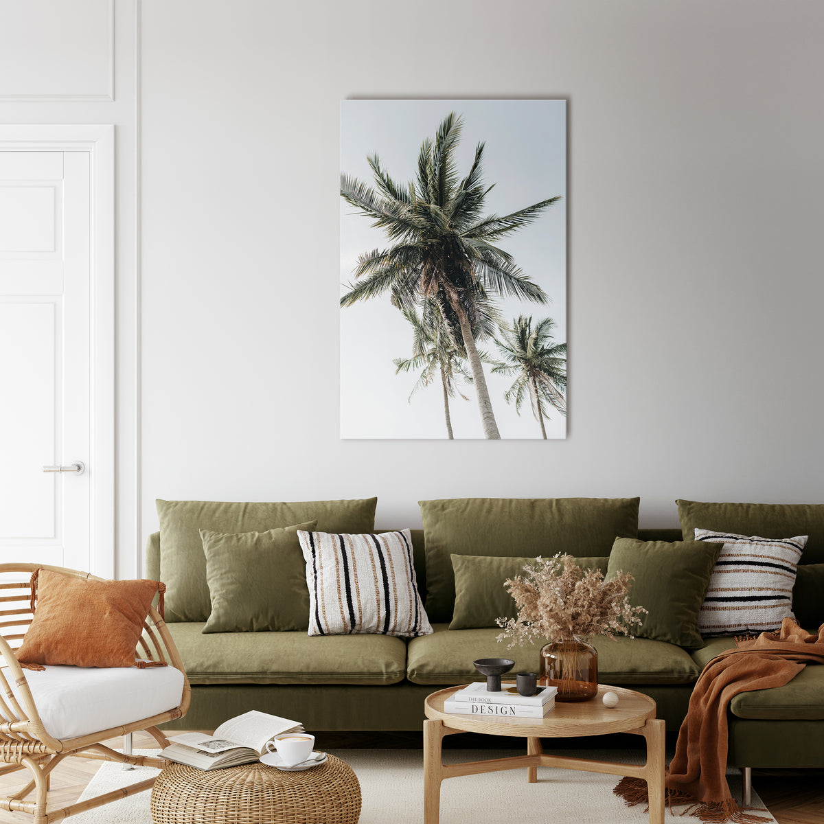 PALM PARADISE SIGHT Pionowy obraz na płótnie