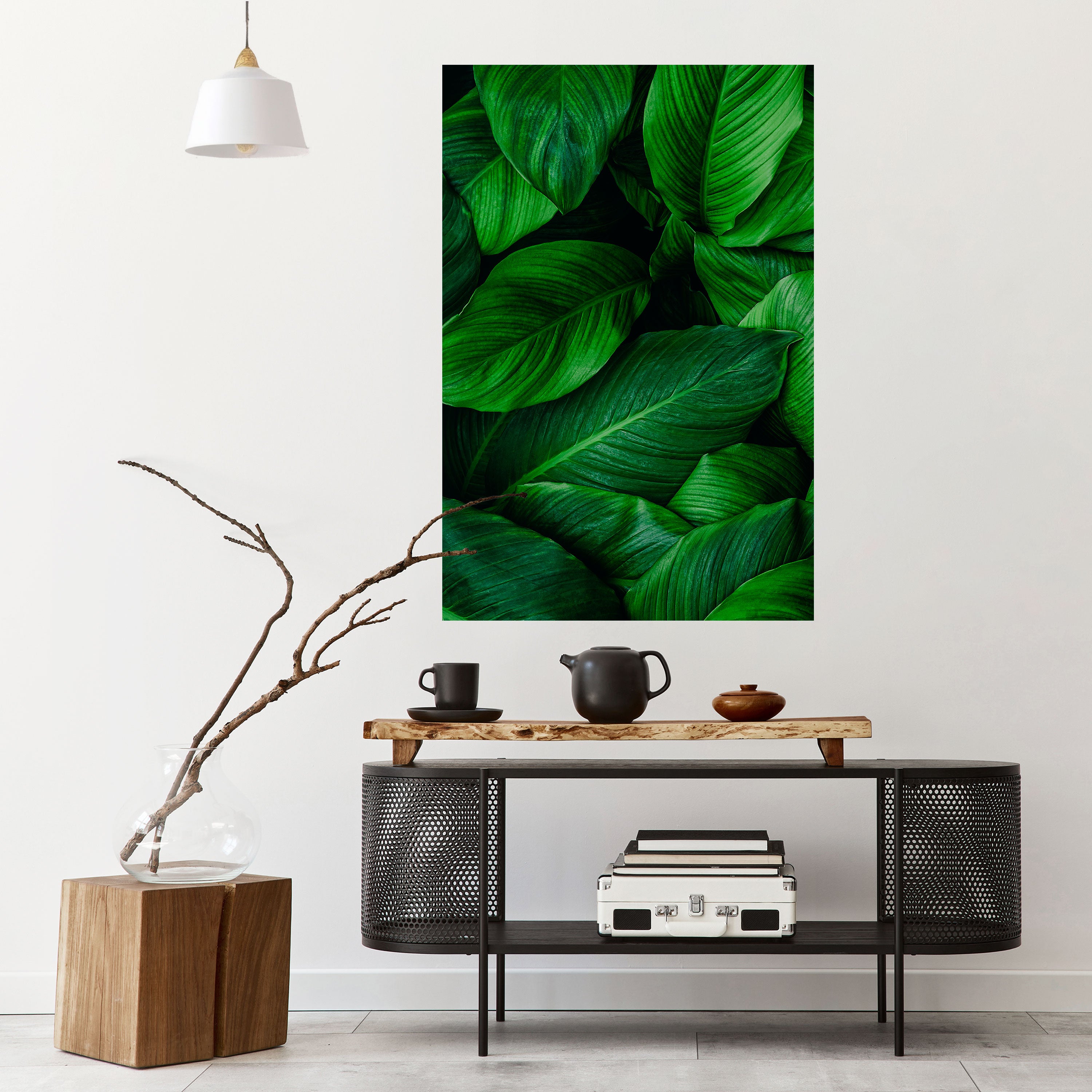 VIBRANT LEAFY EMBRACE Naklejka/Plakat pionowy