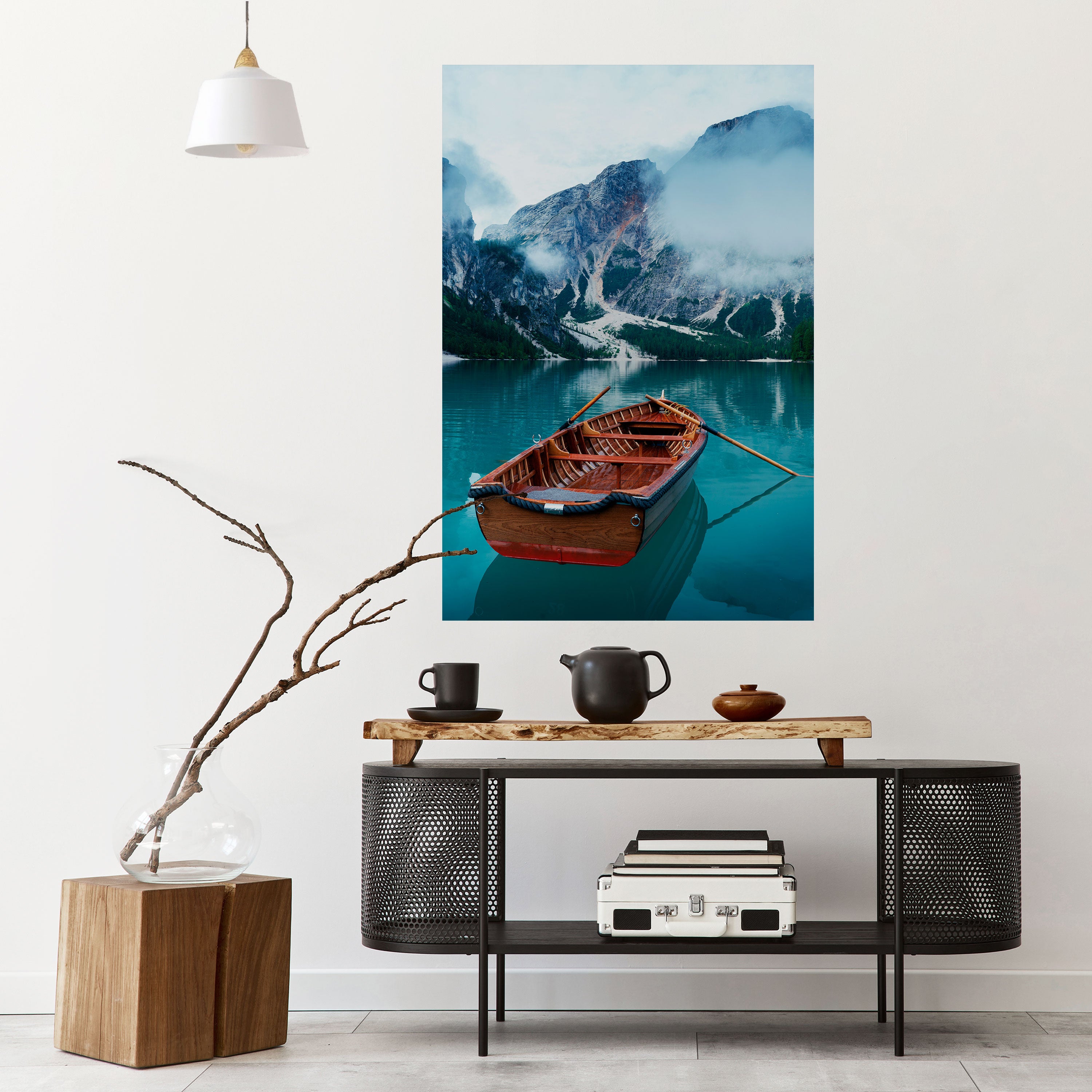 FOGGY MOUNTAIN OASIS Naklejka/Plakat pionowy