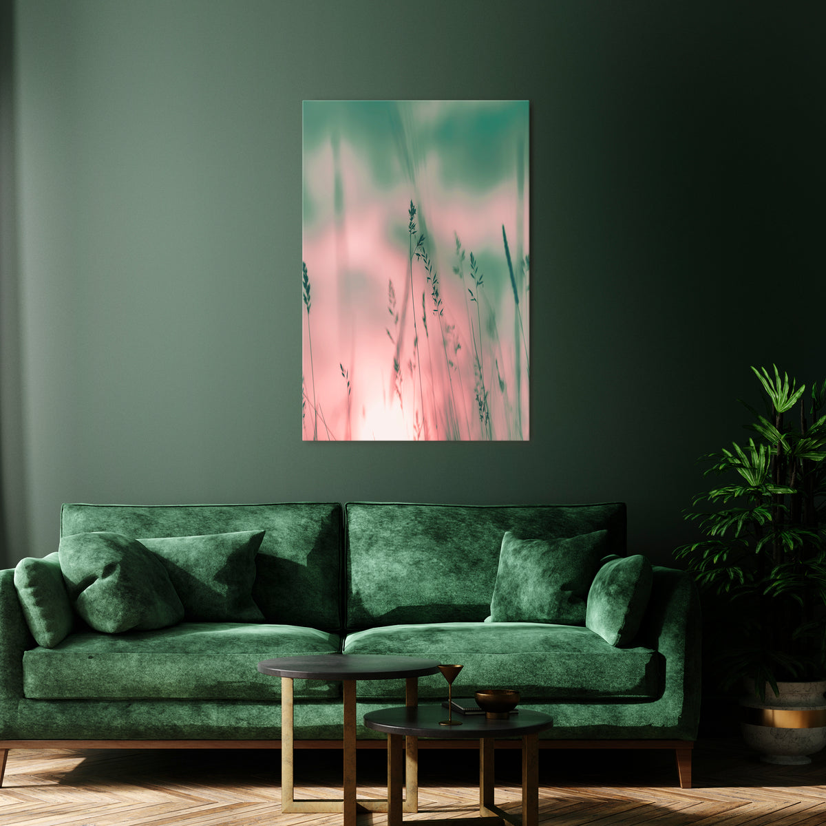 PASTEL BREEZE Pionowy obraz na płótnie