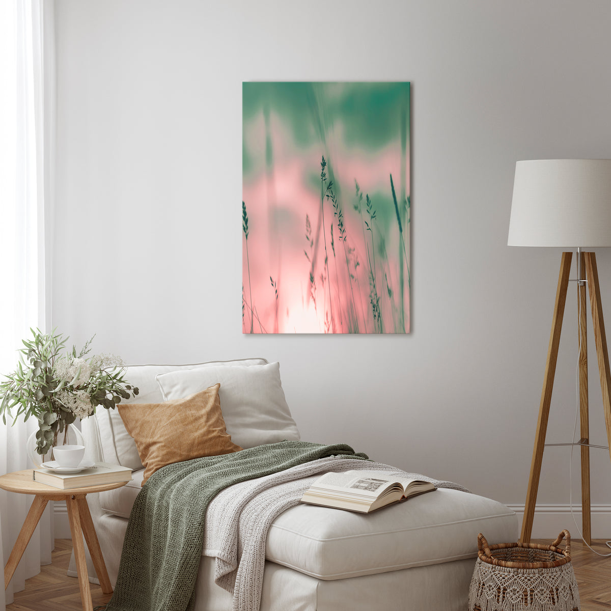 PASTEL BREEZE Pionowy obraz na płótnie