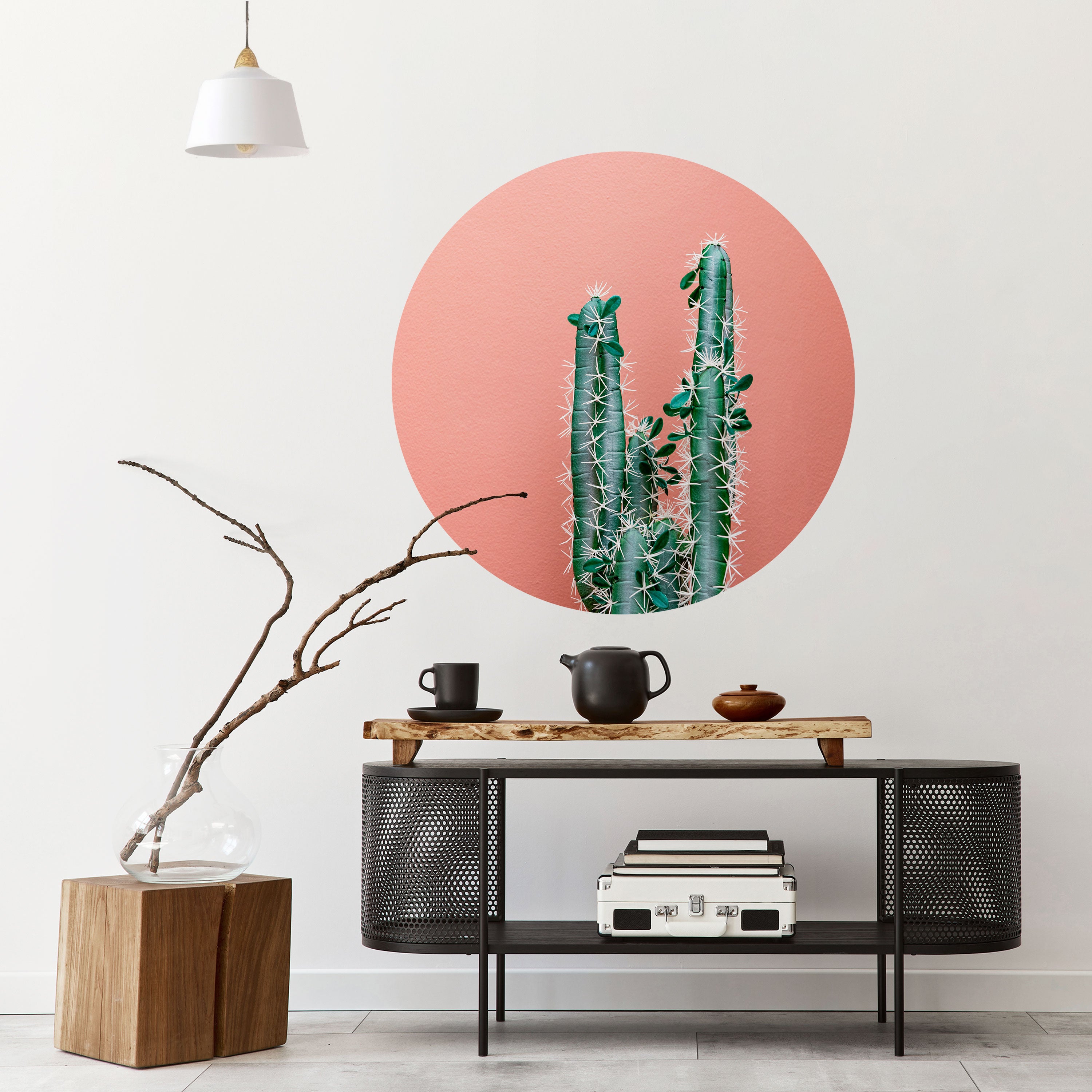 LORD CACTUS Naklejka okrągła