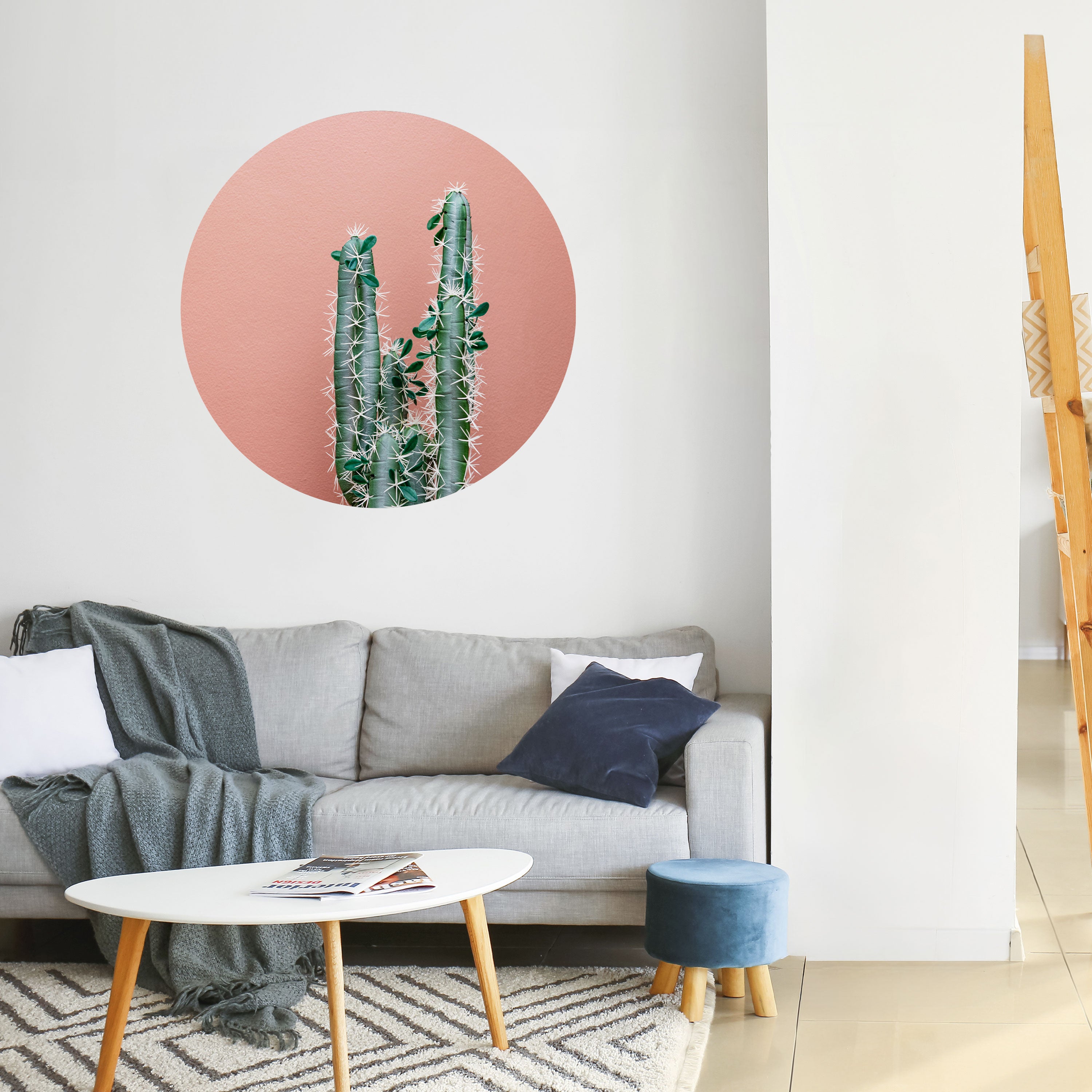 LORD CACTUS Naklejka okrągła