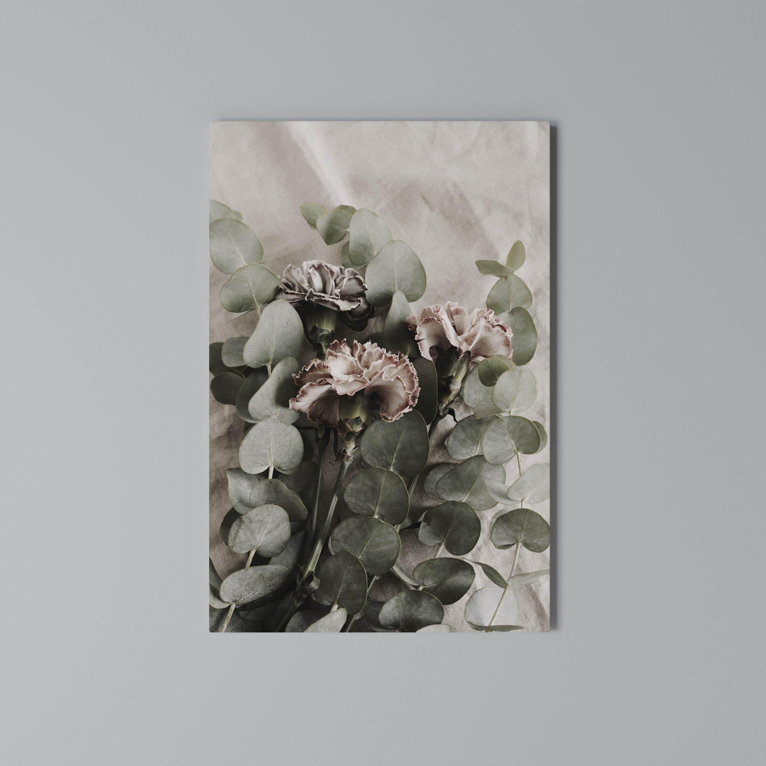 LINEN CLOVES Pionowy obraz na płótnie