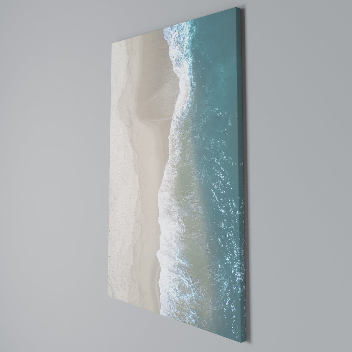 SAND AND SEA HARMONY Pionowy obraz na płótnie