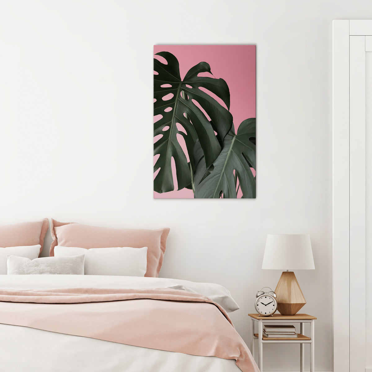 LADY MONSTERA Pionowy obraz na płótnie