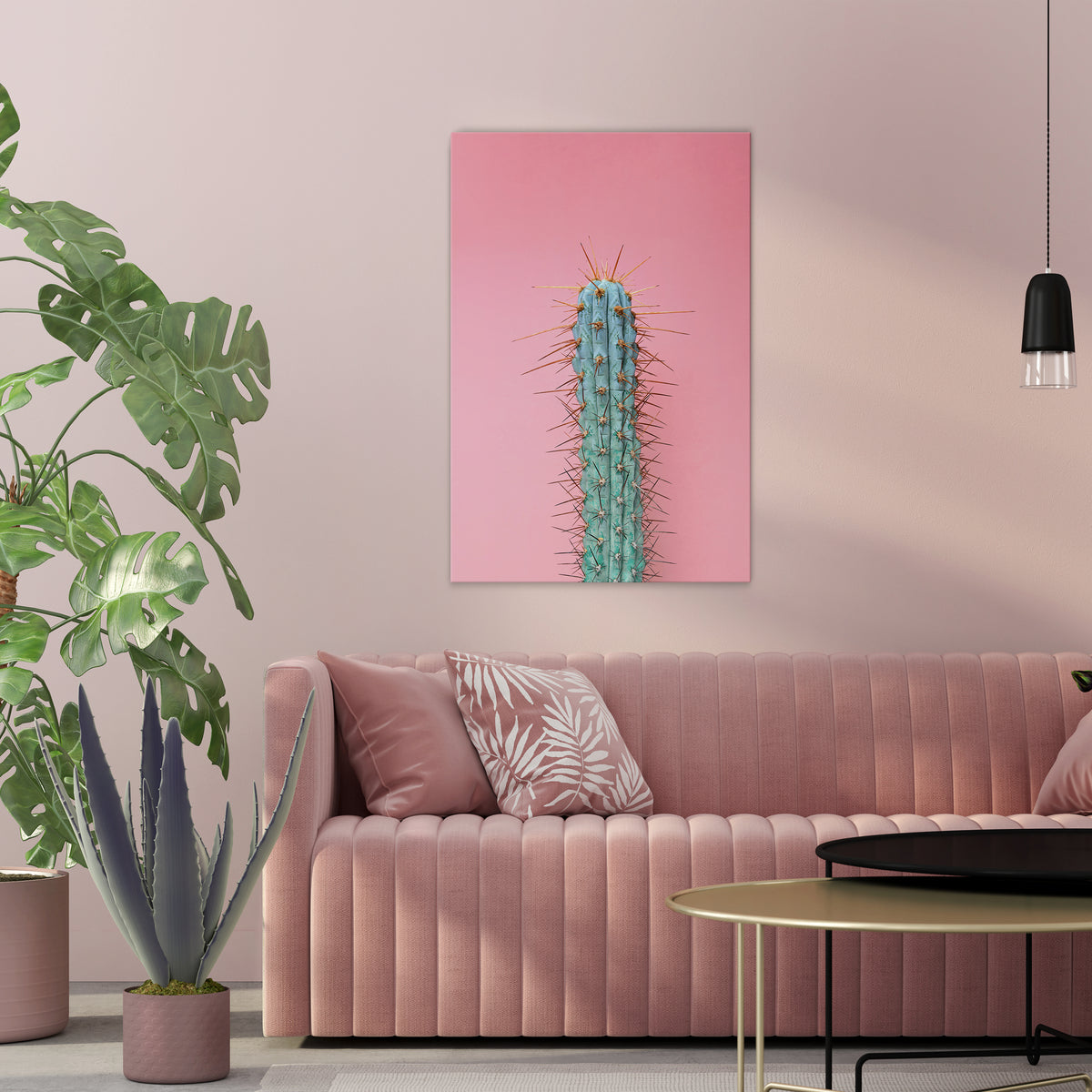 MISTER CACTUS Pionowy obraz na płótnie