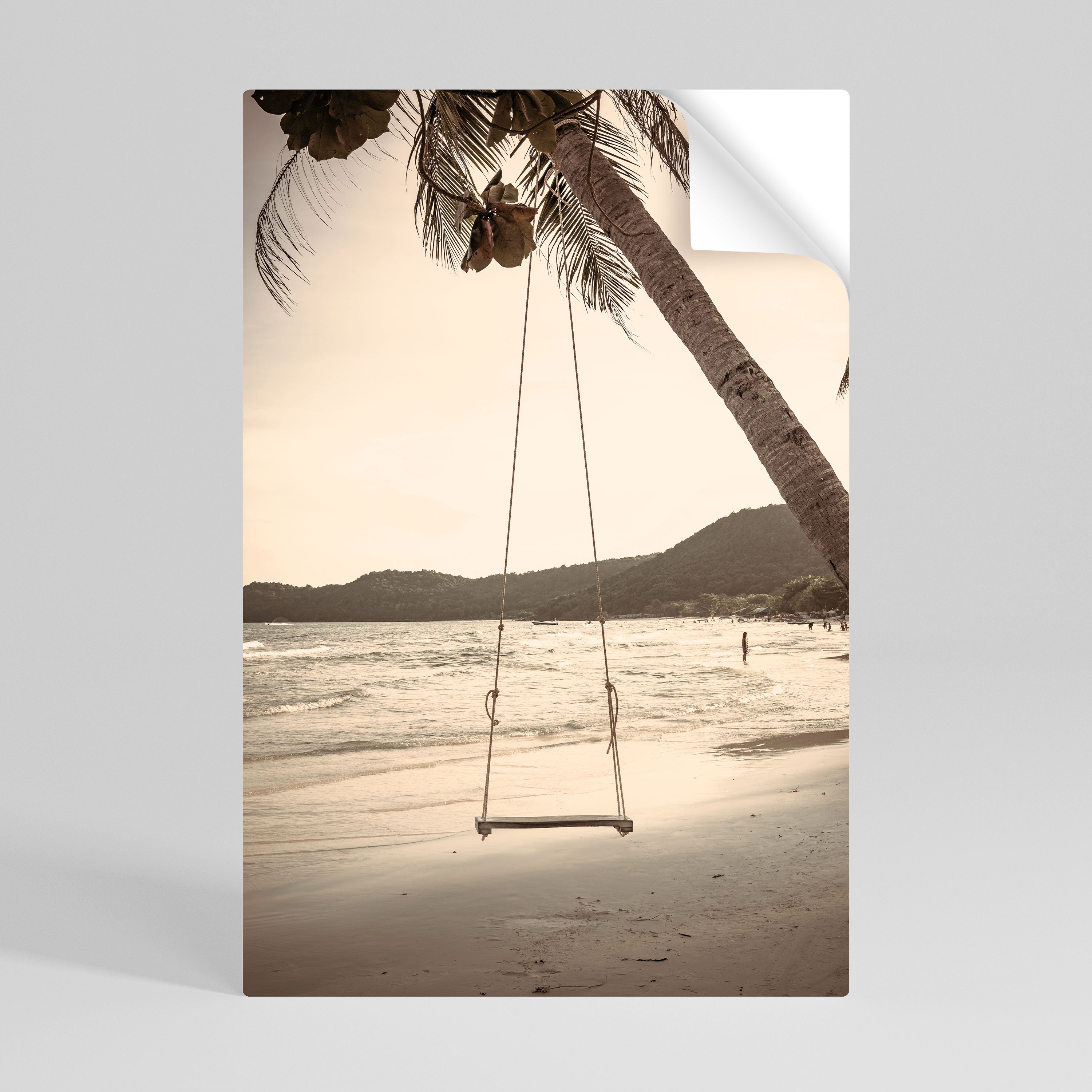 SUNSET SWING SORROW Naklejka/Plakat pionowy