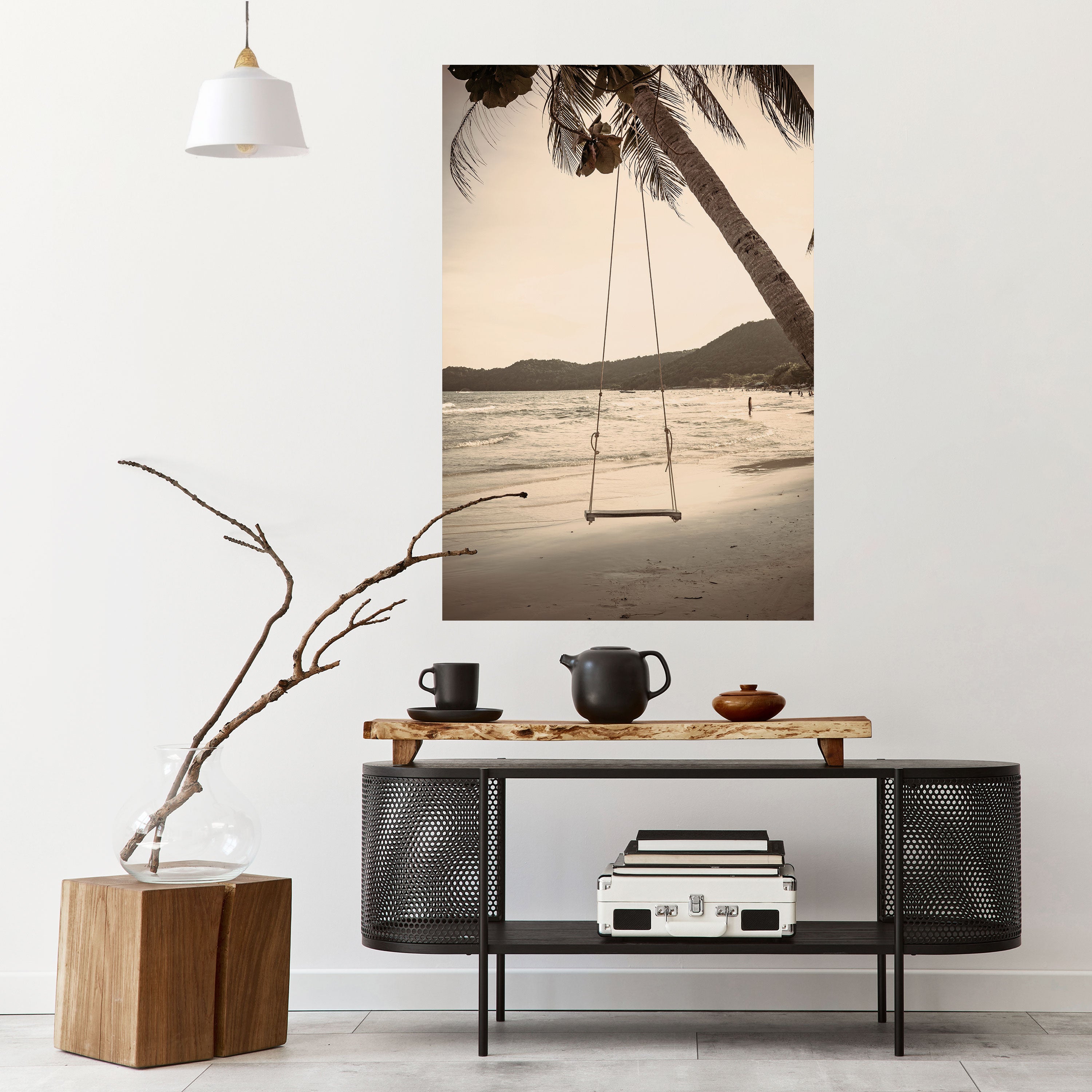 SUNSET SWING SORROW Naklejka/Plakat pionowy