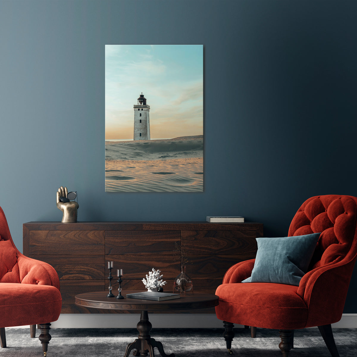 LIGHTHOUSE IN LIMBO Pionowy obraz na płótnie