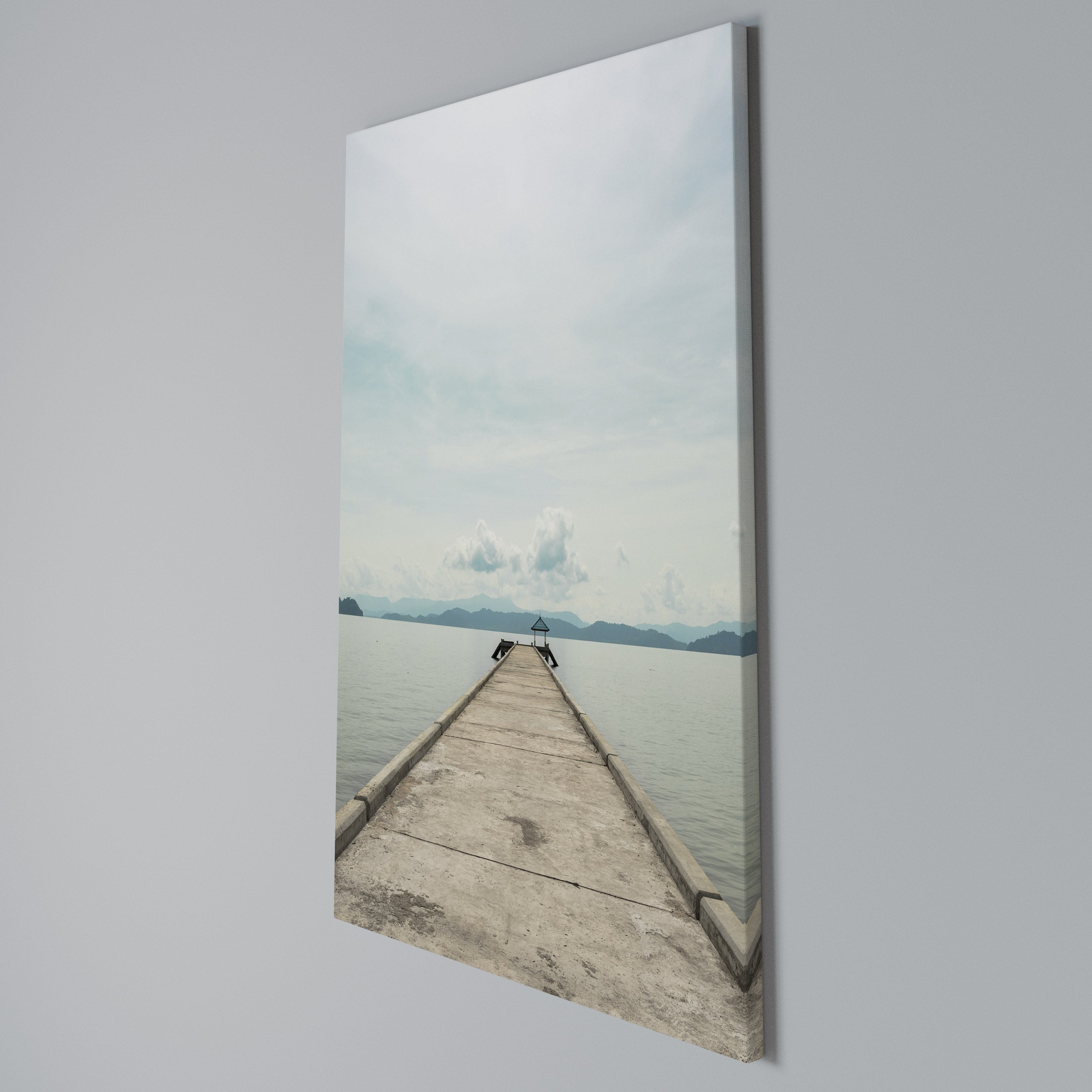 AQUA HORIZON Pionowy obraz na płótnie