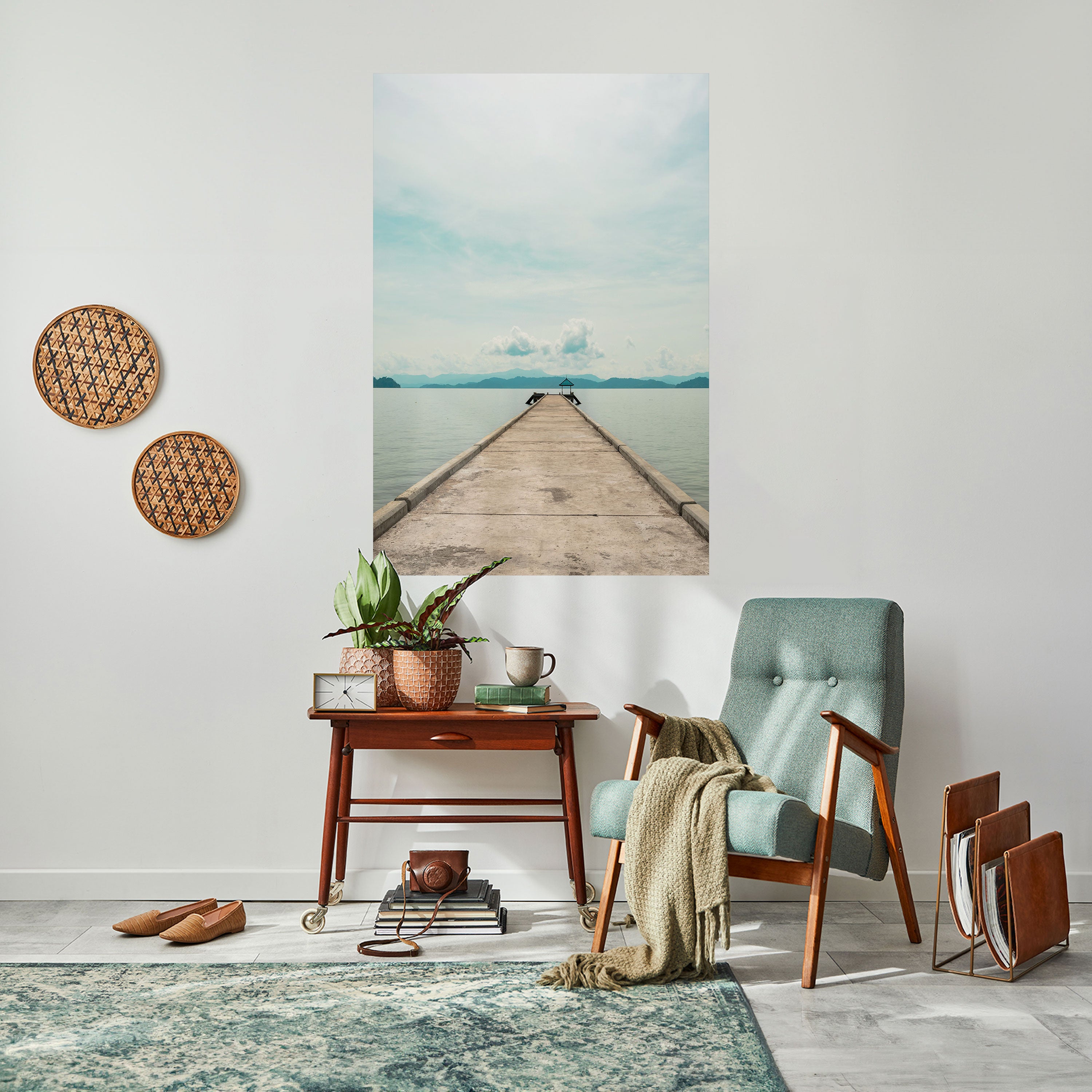 AQUA HORIZON Naklejka/Plakat pionowy