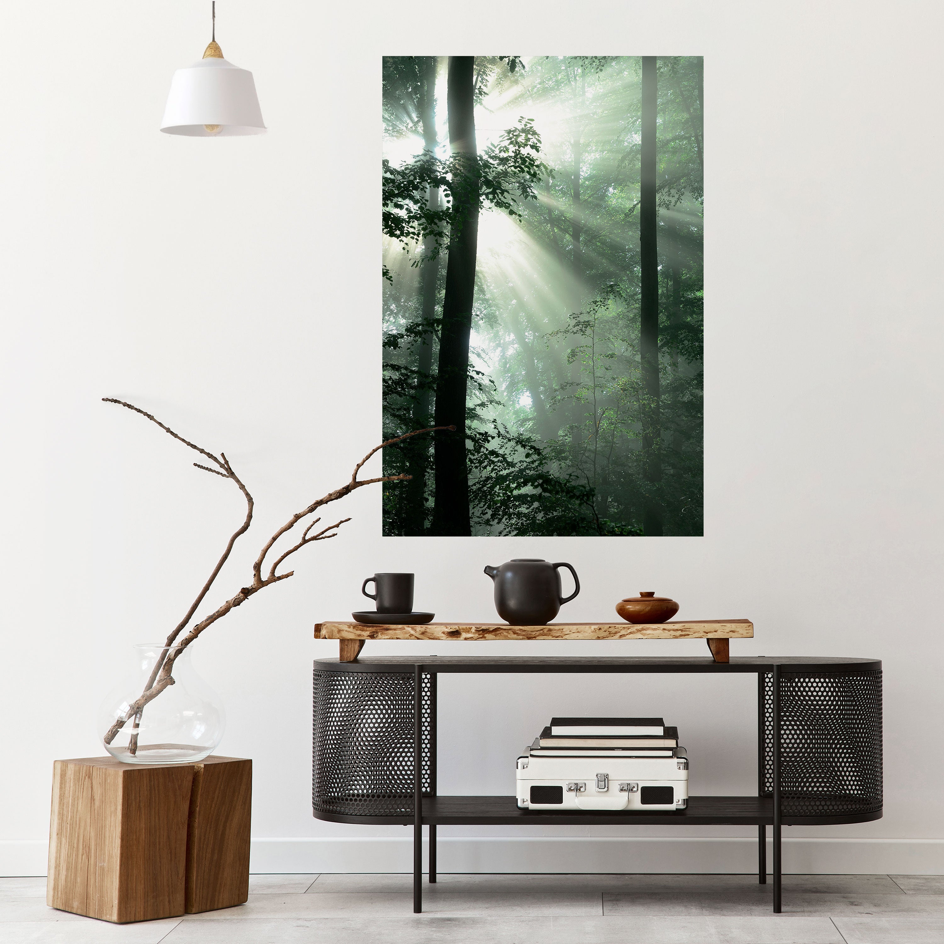 MYSTICAL SUNBEAMS Naklejka/Plakat pionowy