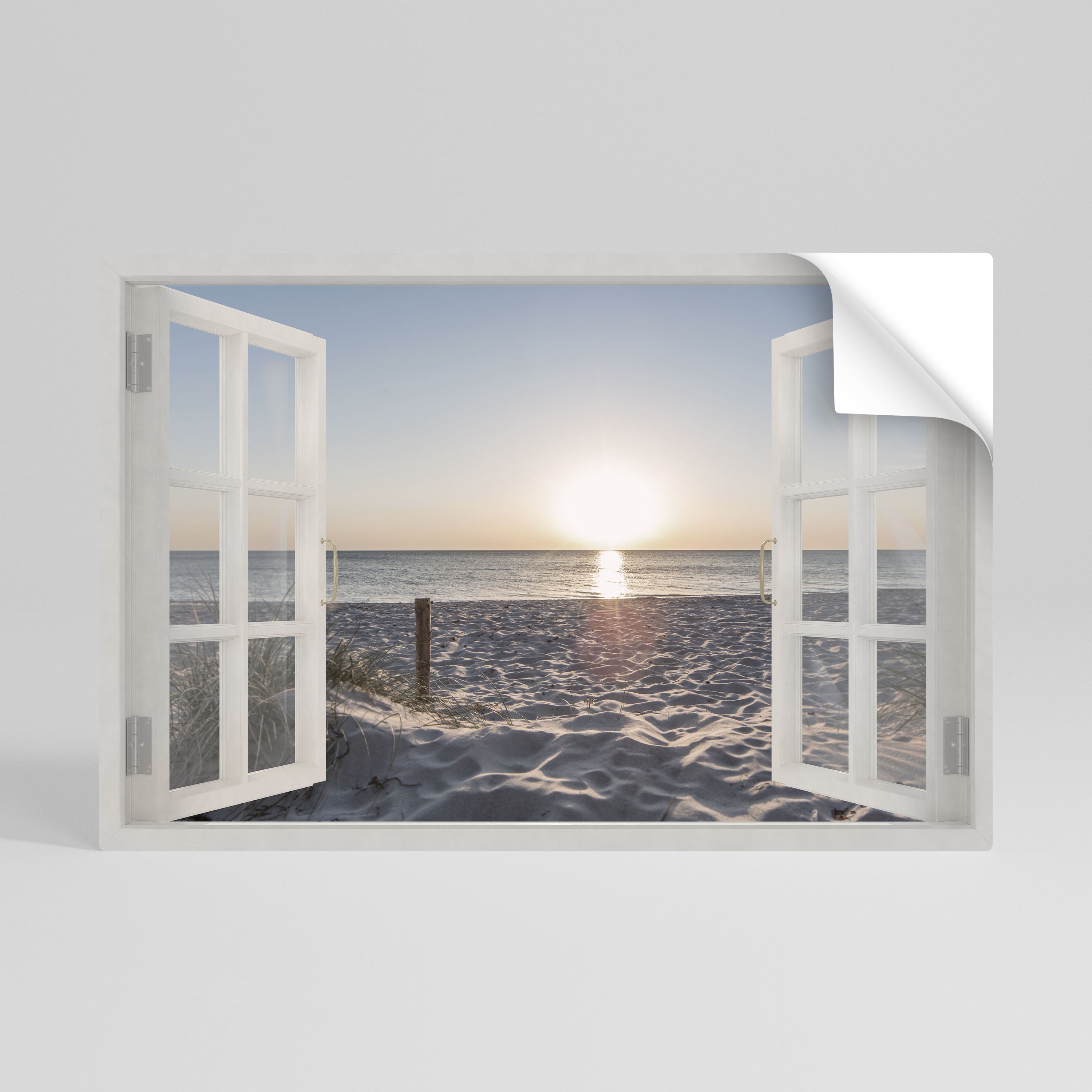 WINDOW OF CALM Naklejka/Plakat poziomy