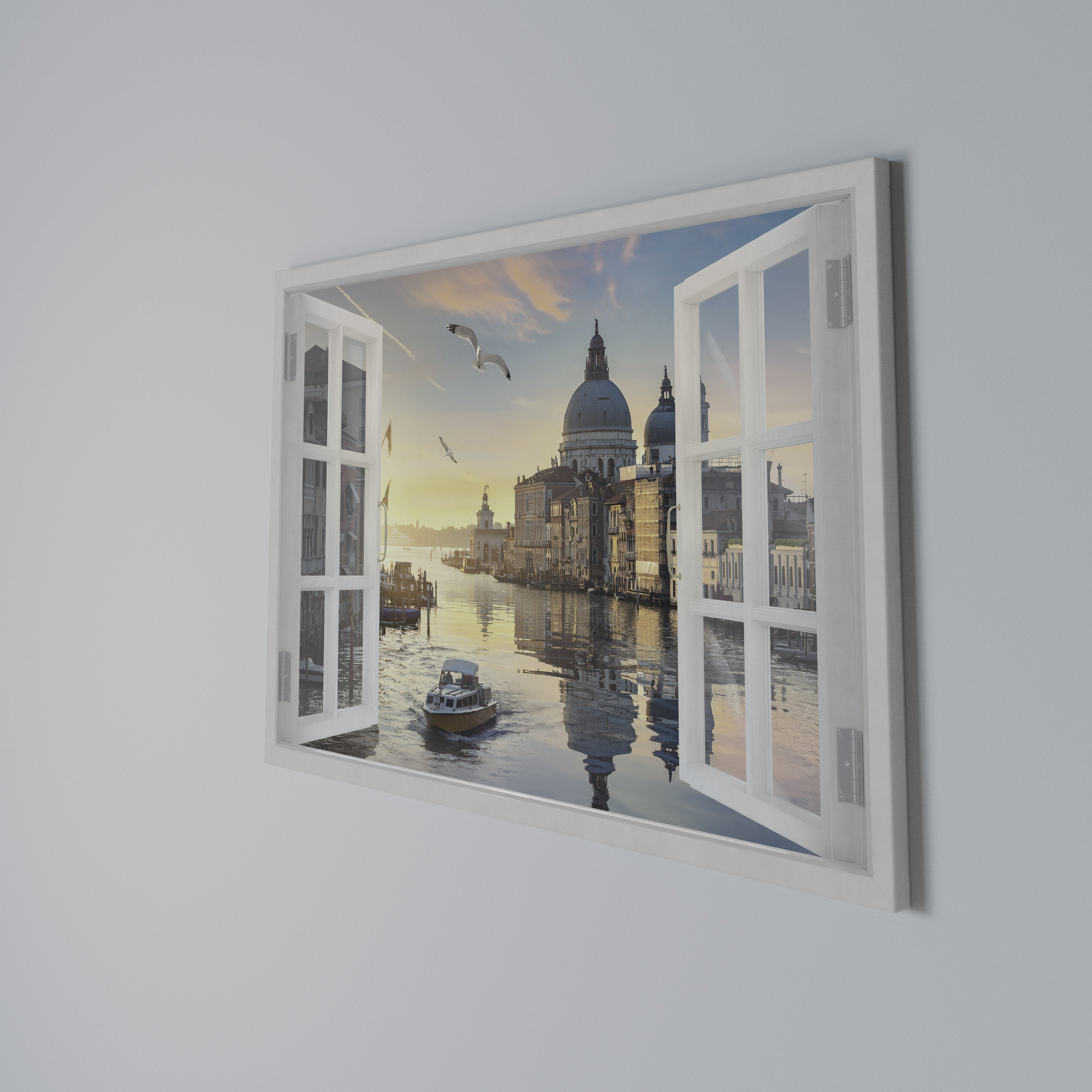 WINDOW TO VENICE Poziomy obraz na płótnie
