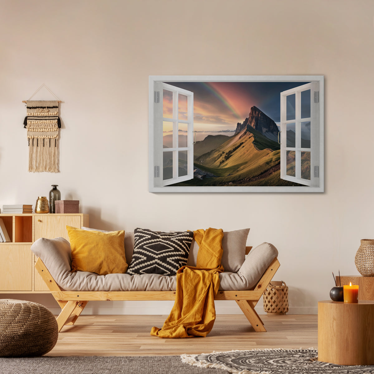 RAINBOW ESCAPE Poziomy obraz na płótnie