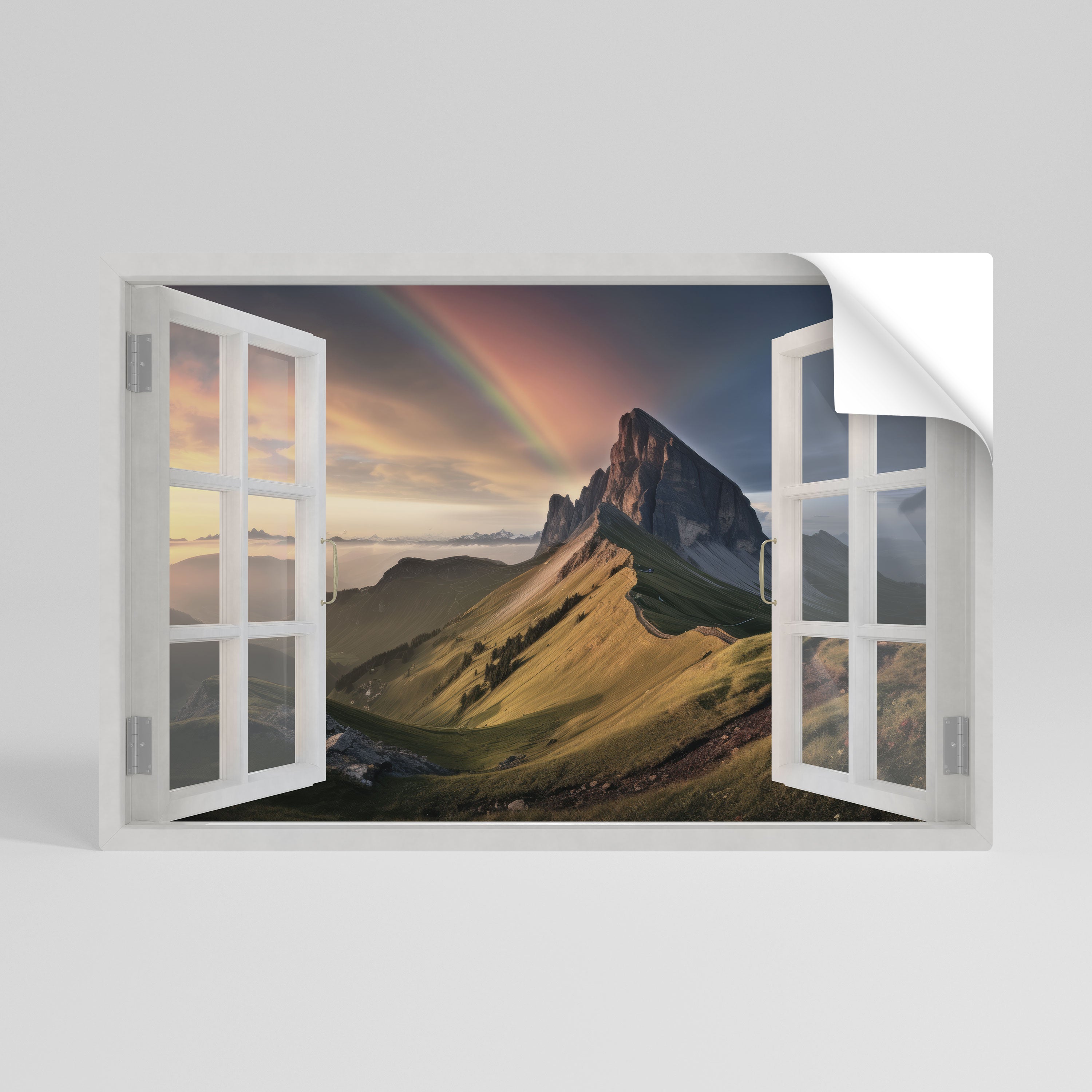 RAINBOW ESCAPE Naklejka/Plakat poziomy