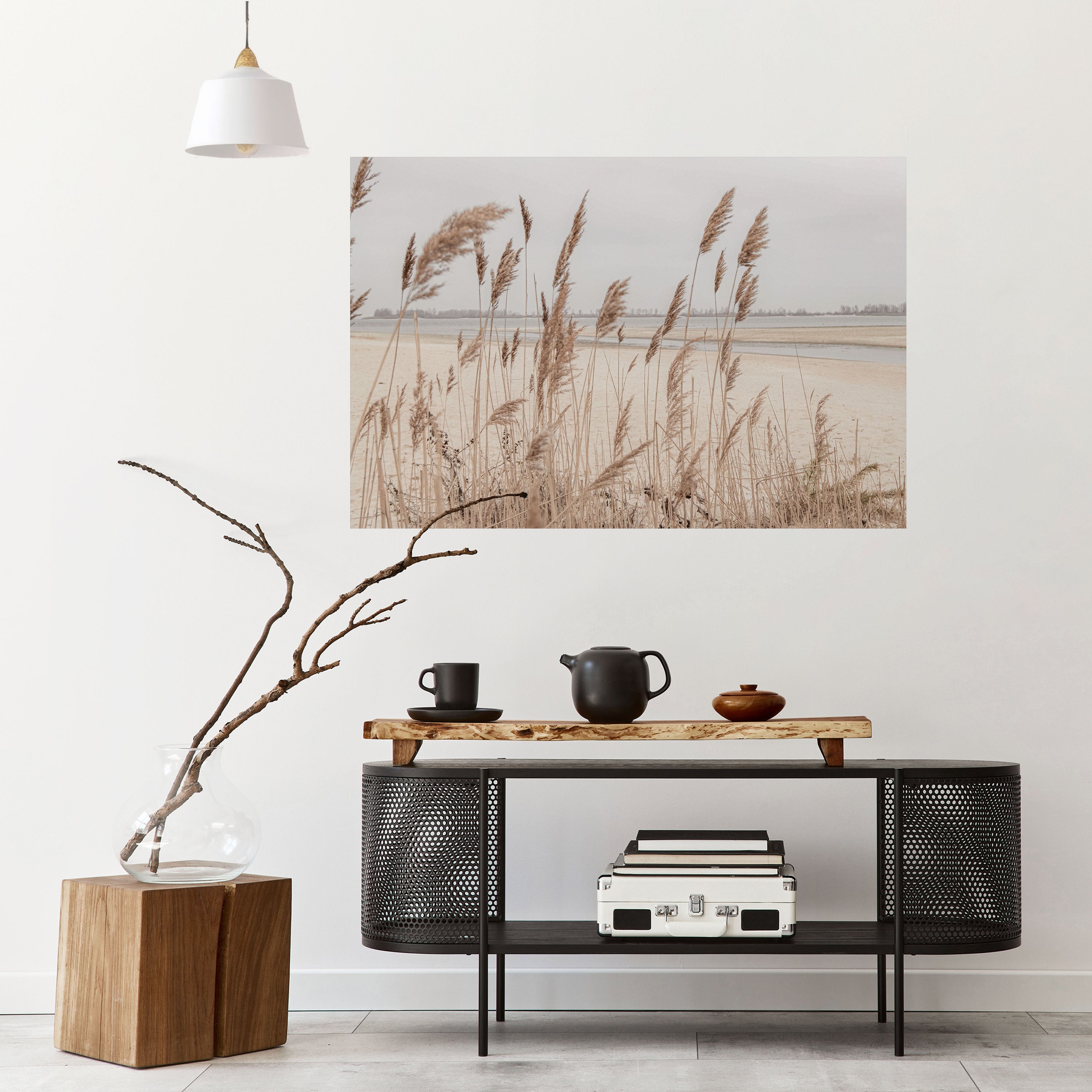 BREEZY STRAW HARMONY Naklejka/Plakat poziomy