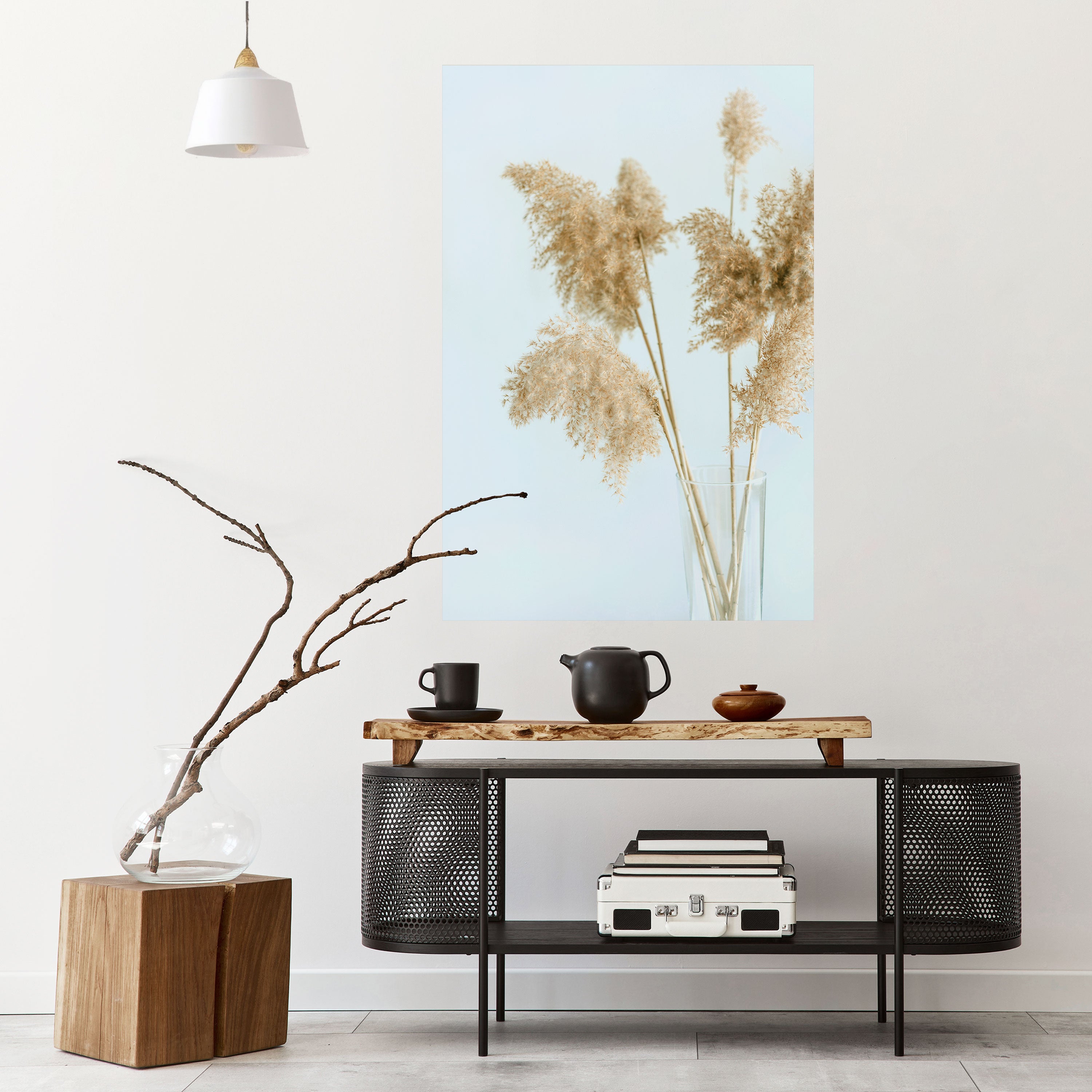 ELEGANT GRASSY SERENITY Naklejka/Plakat pionowy