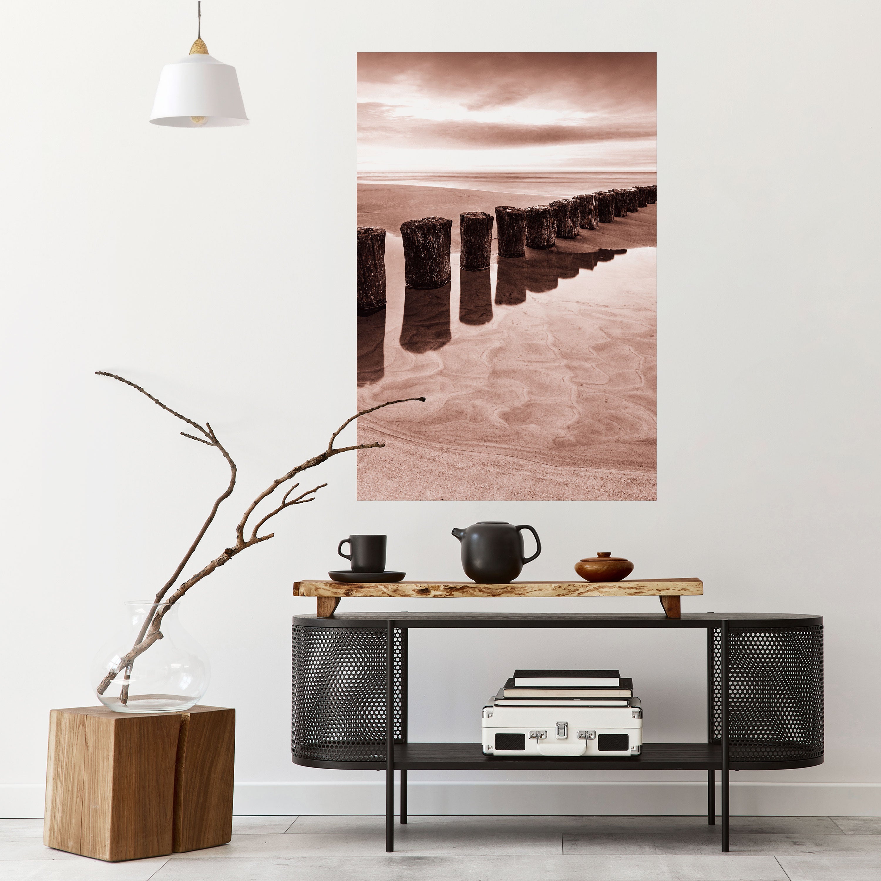 SERENE SHORELINE SEQUENCE Naklejka/Plakat pionowy