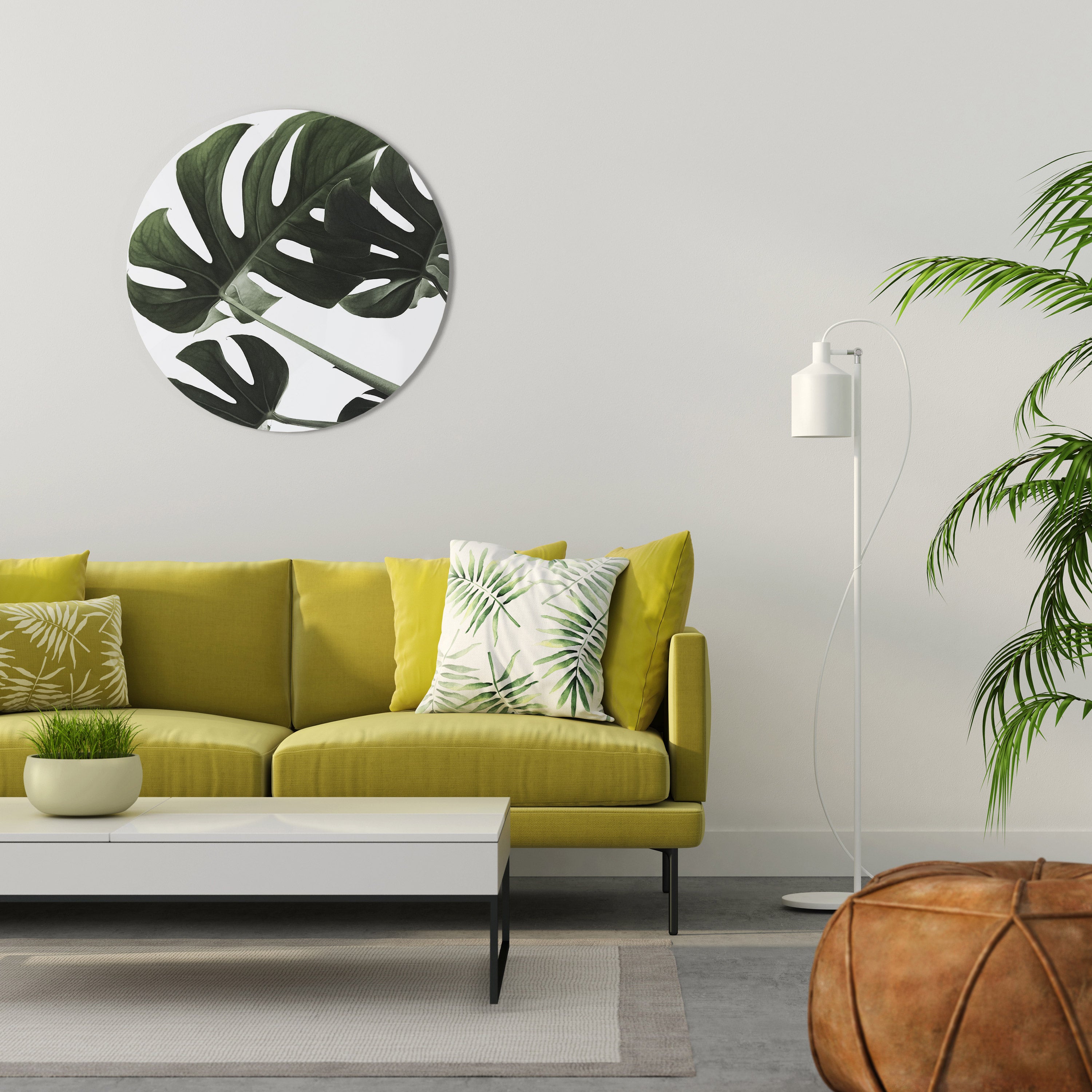 FOLIAGE FUSION Obraz okrągły