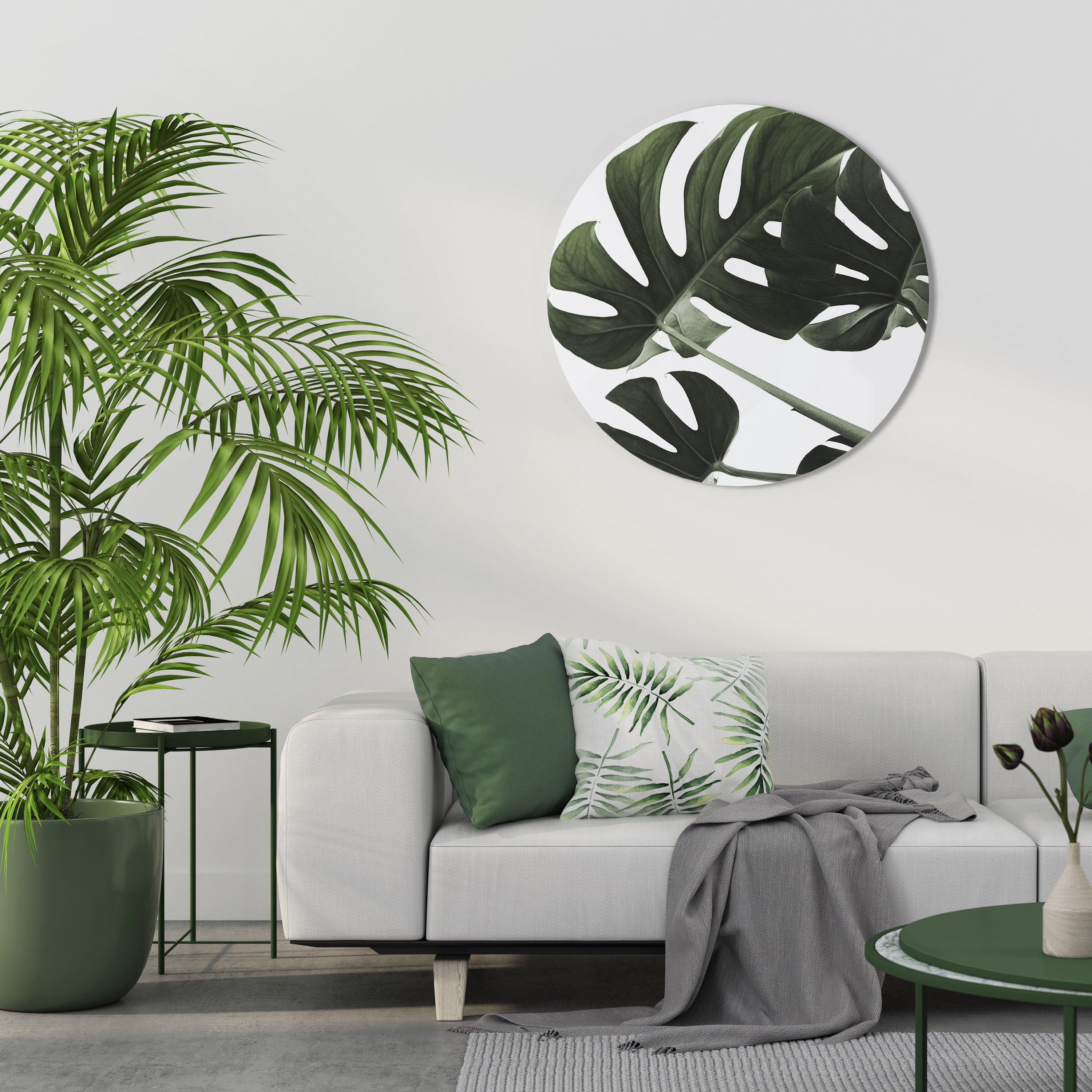 FOLIAGE FUSION Obraz okrągły
