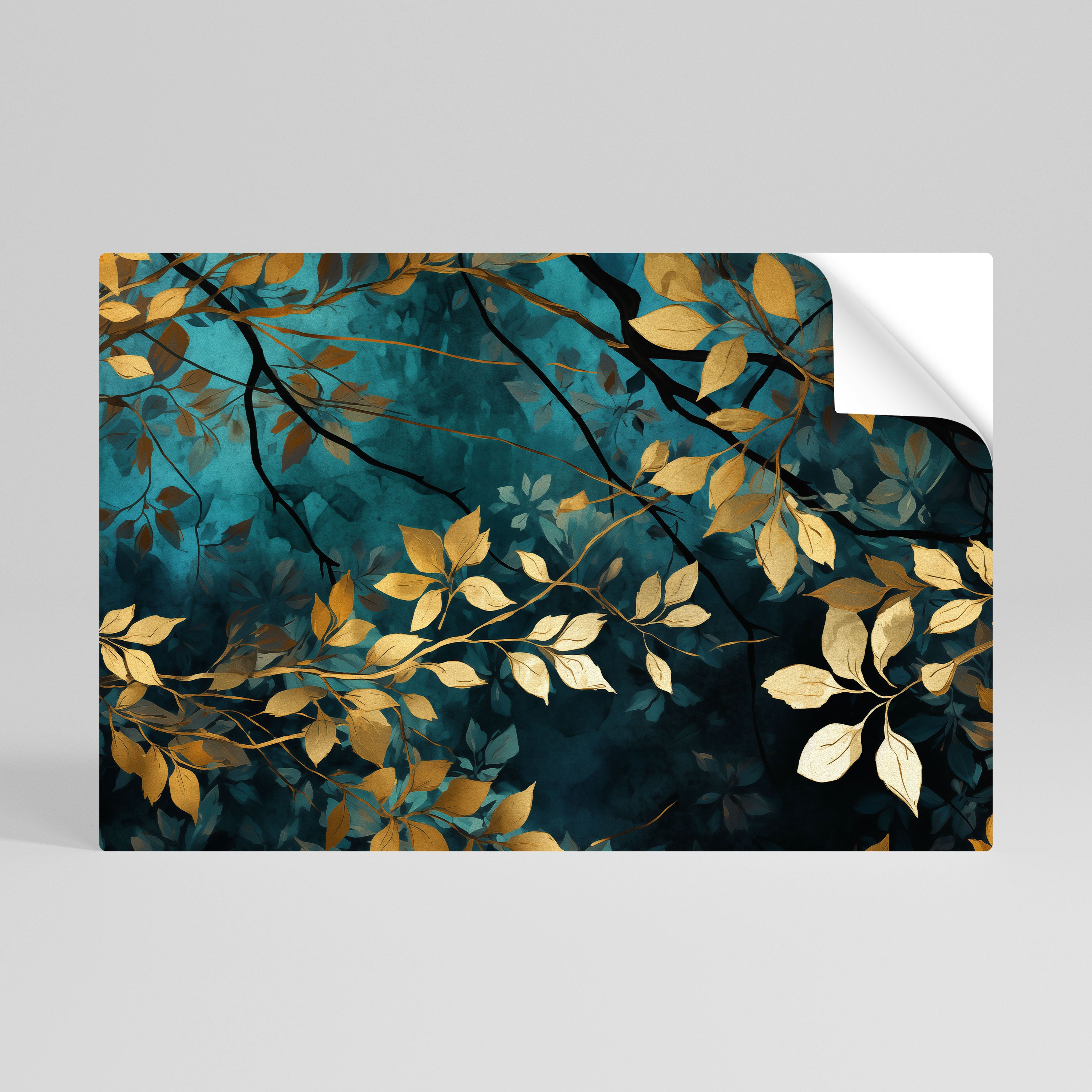 LUSH TURQUOISE Naklejka/Plakat poziomy