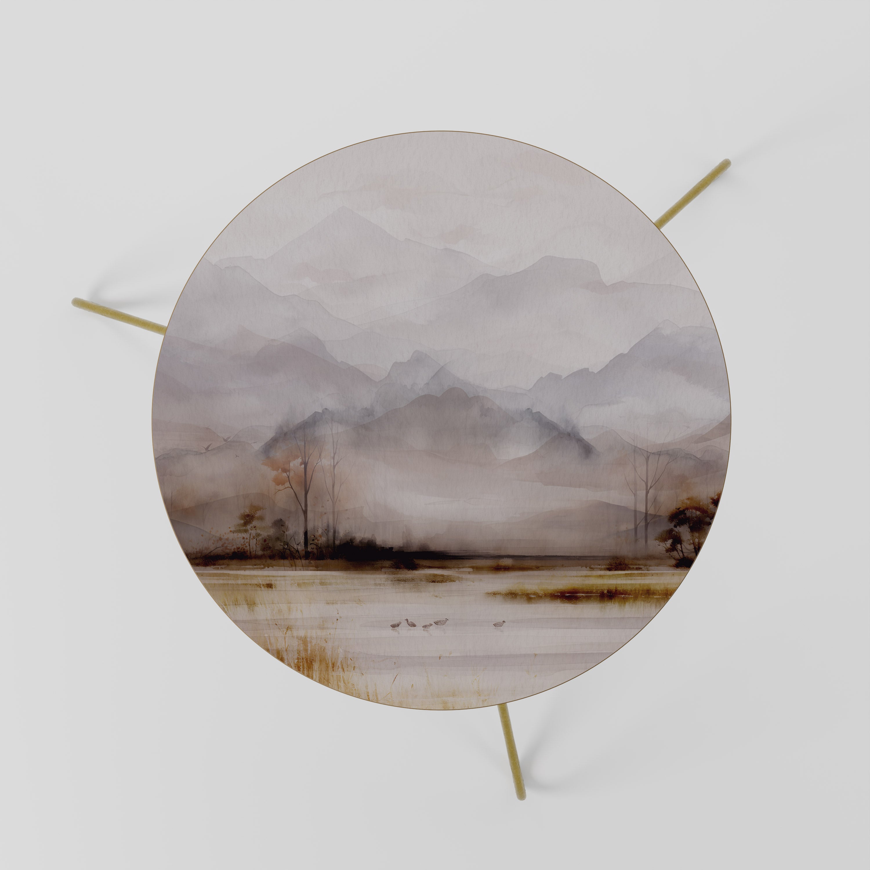 MISTY HORIZONS UNVEILED Stolik kawowy mały