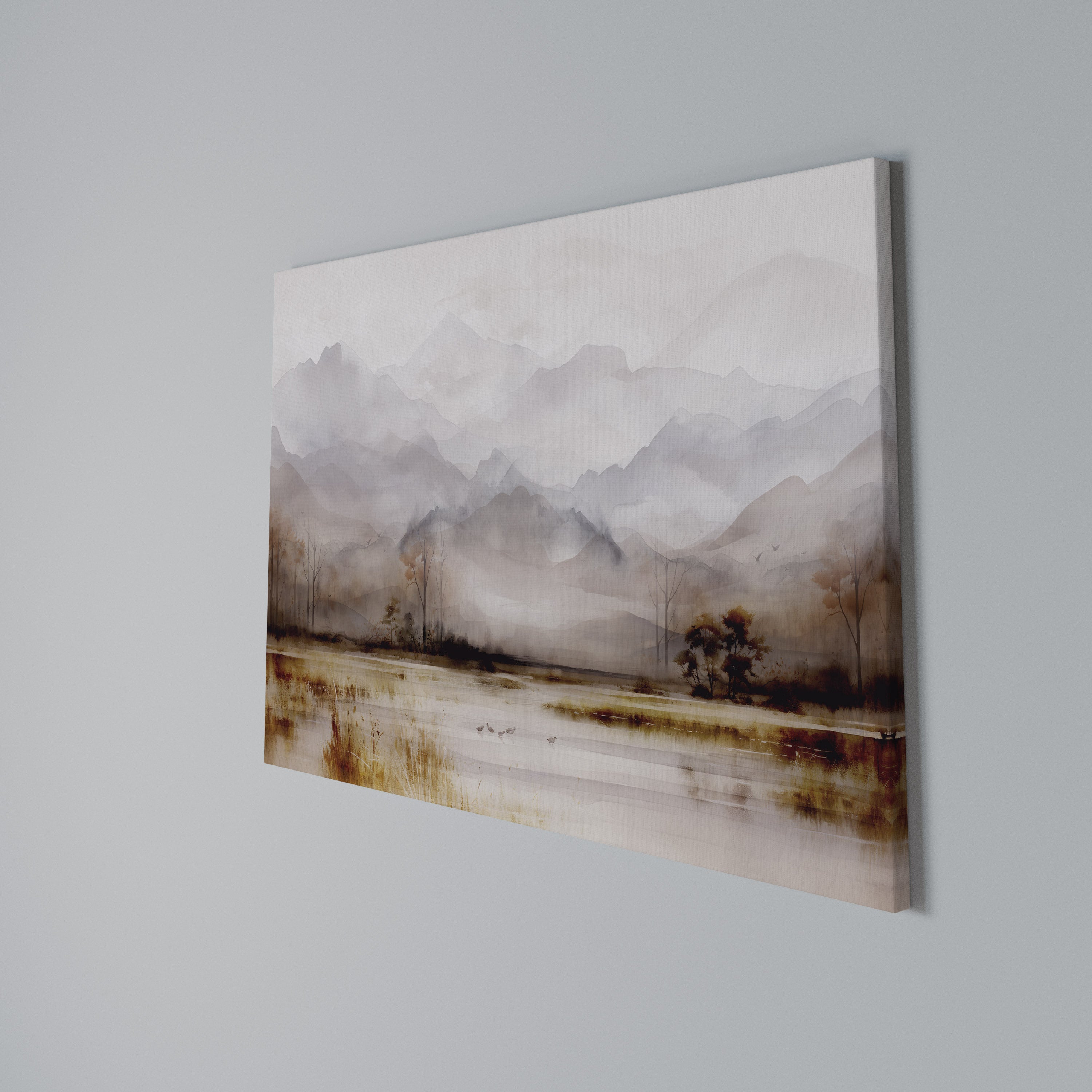 MISTY HORIZONS UNVEILED Poziomy obraz na płótnie
