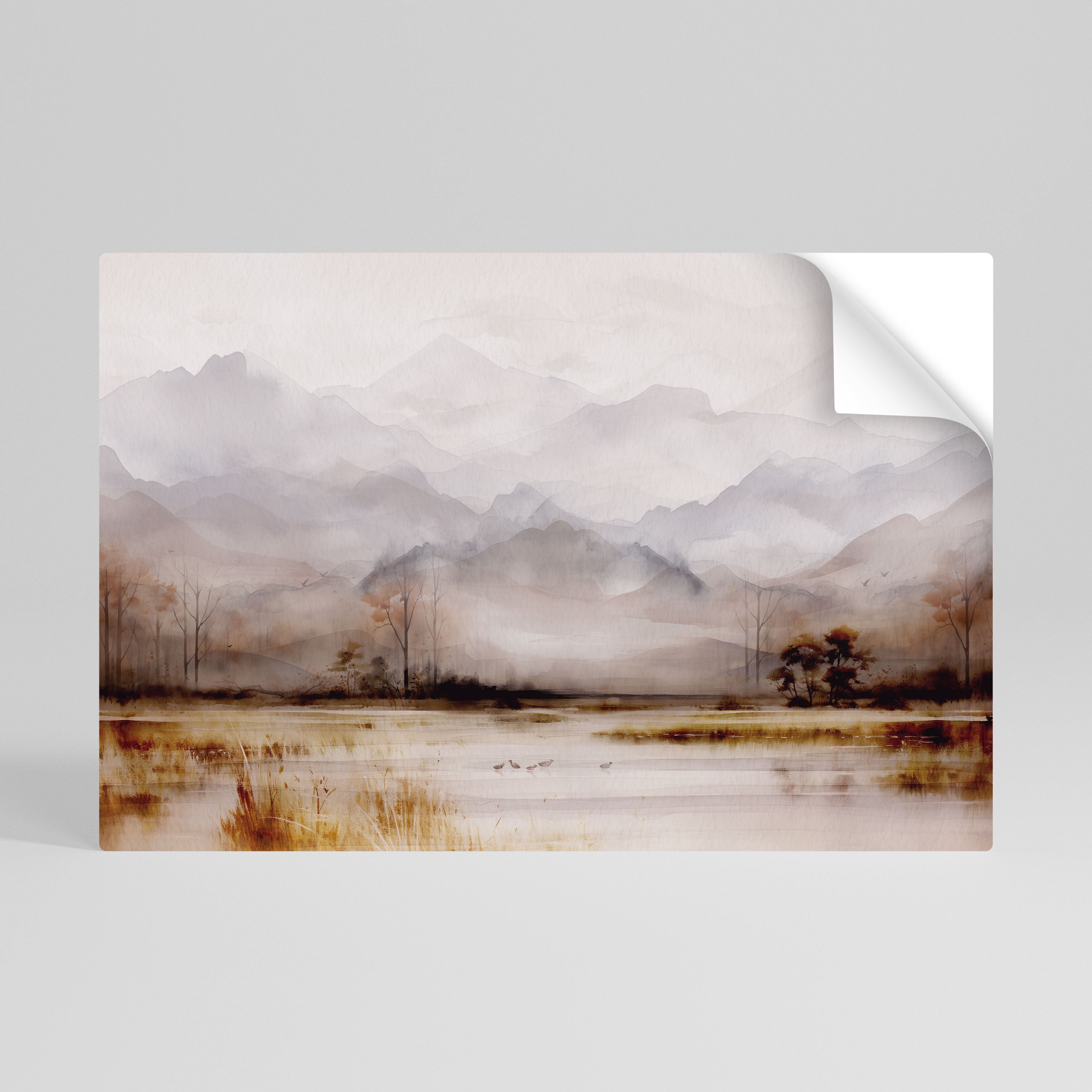 MISTY HORIZONS UNVEILED Naklejka/Plakat poziomy