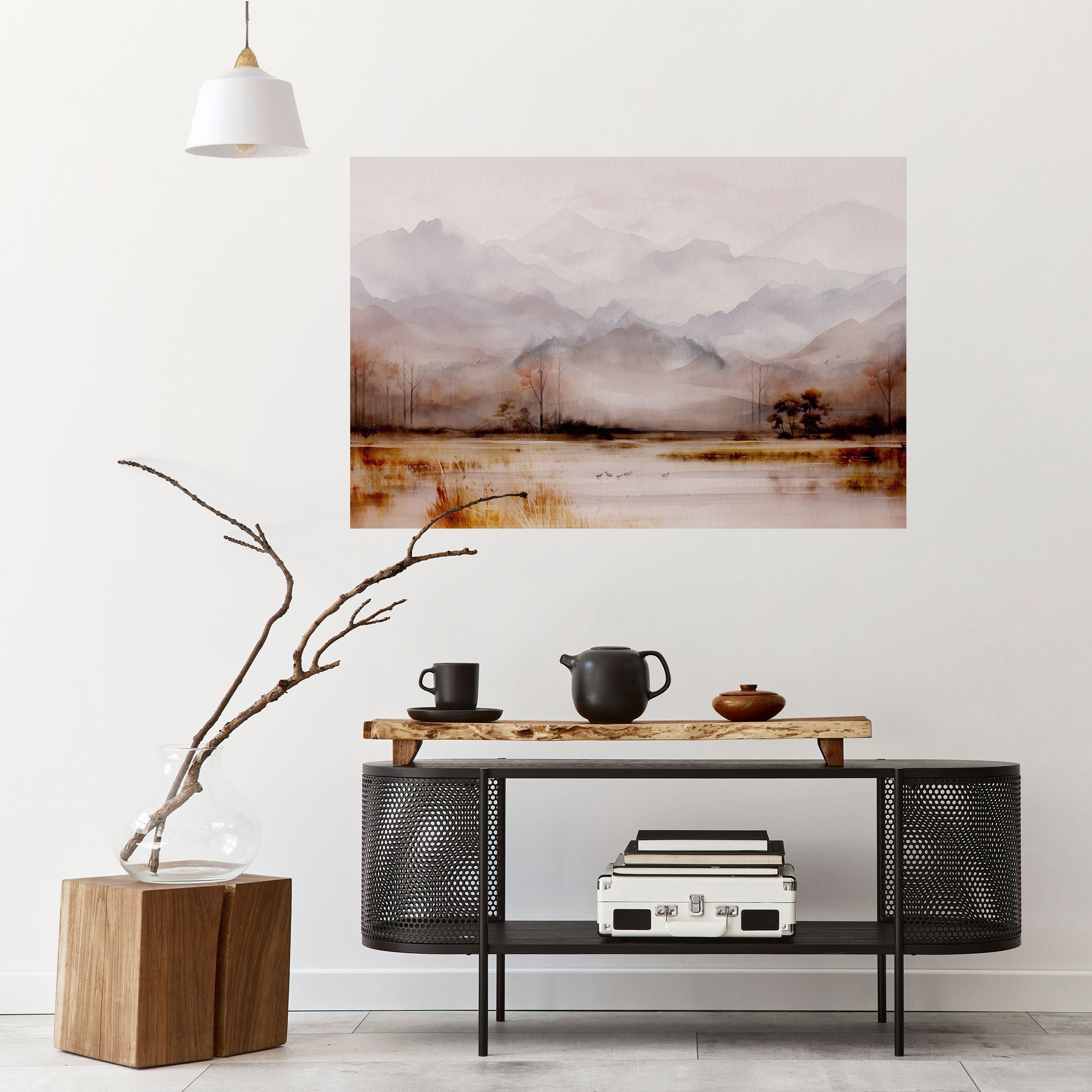 MISTY HORIZONS UNVEILED Naklejka/Plakat poziomy