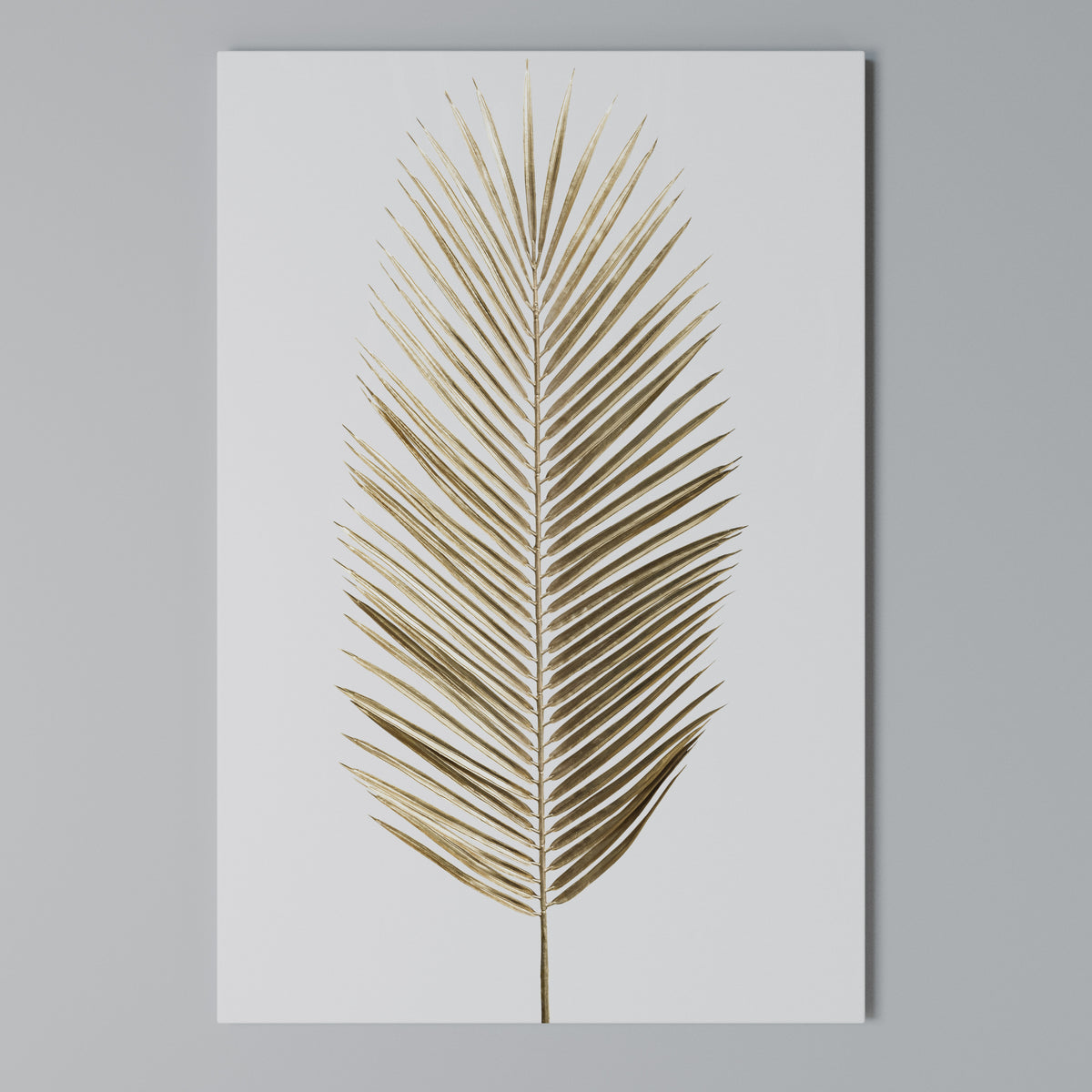 GOLDEN PALM ELEGANCE Pionowy obraz na płótnie
