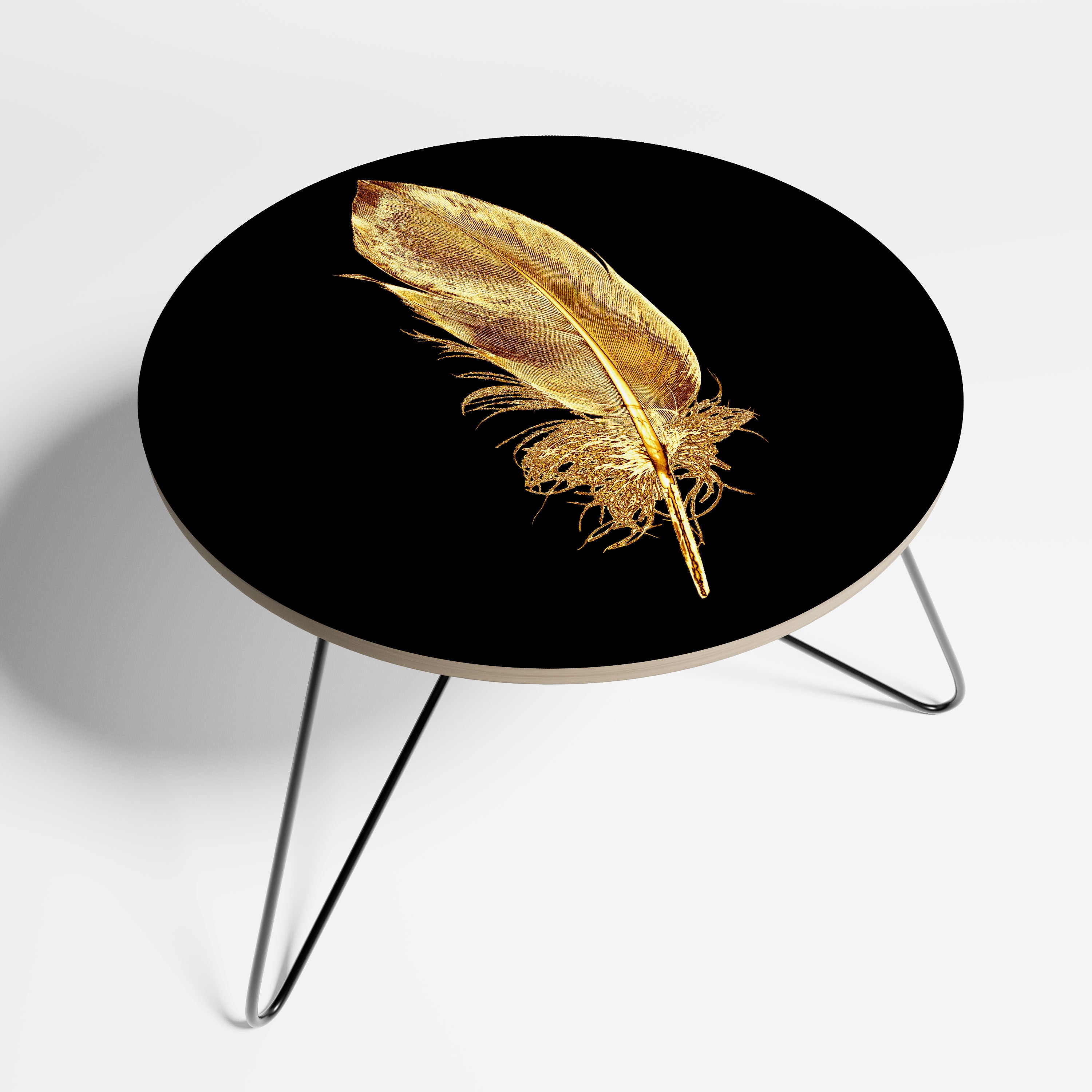SHIMMERING FEATHER GRACE Stolik kawowy duży