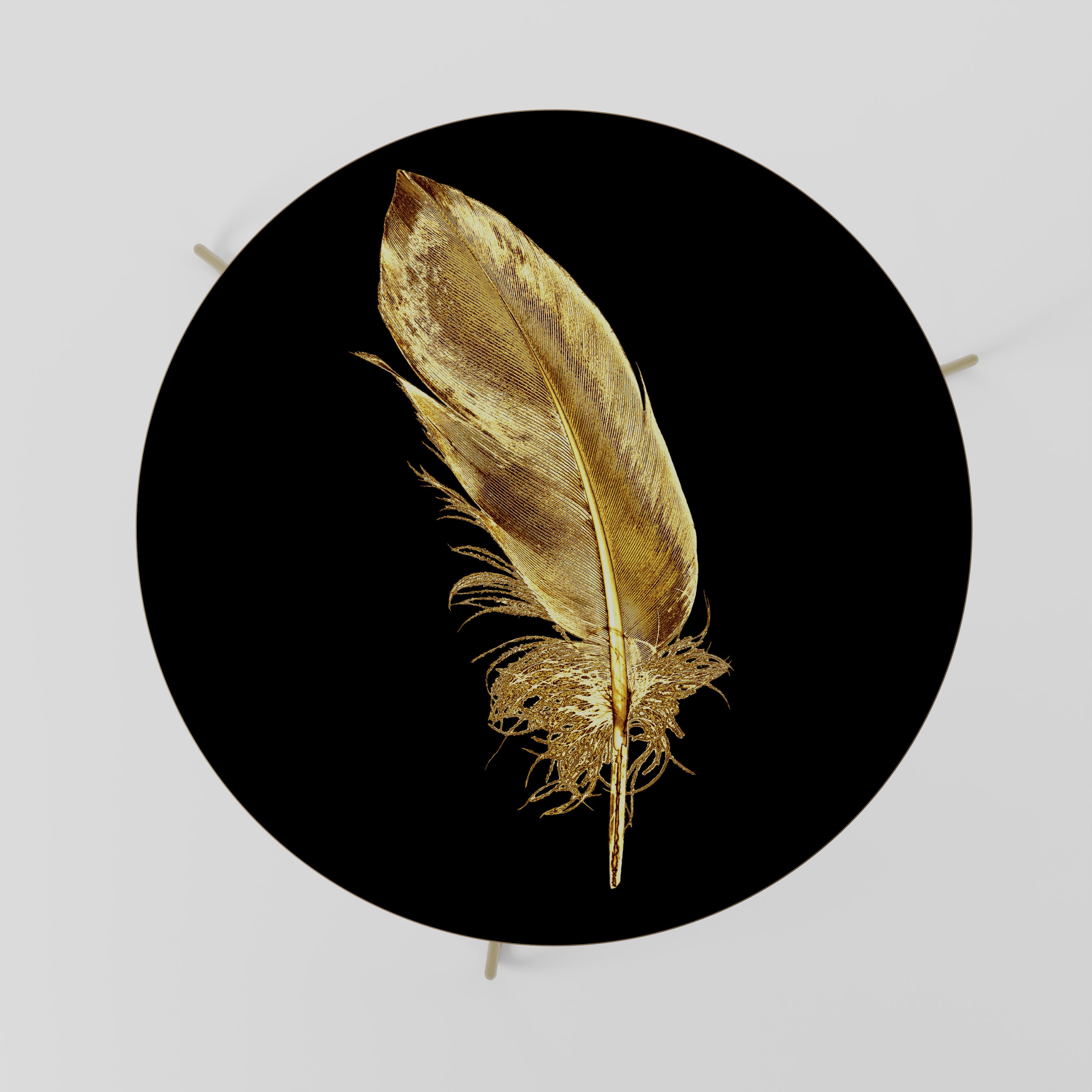 SHIMMERING FEATHER GRACE Stolik kawowy duży