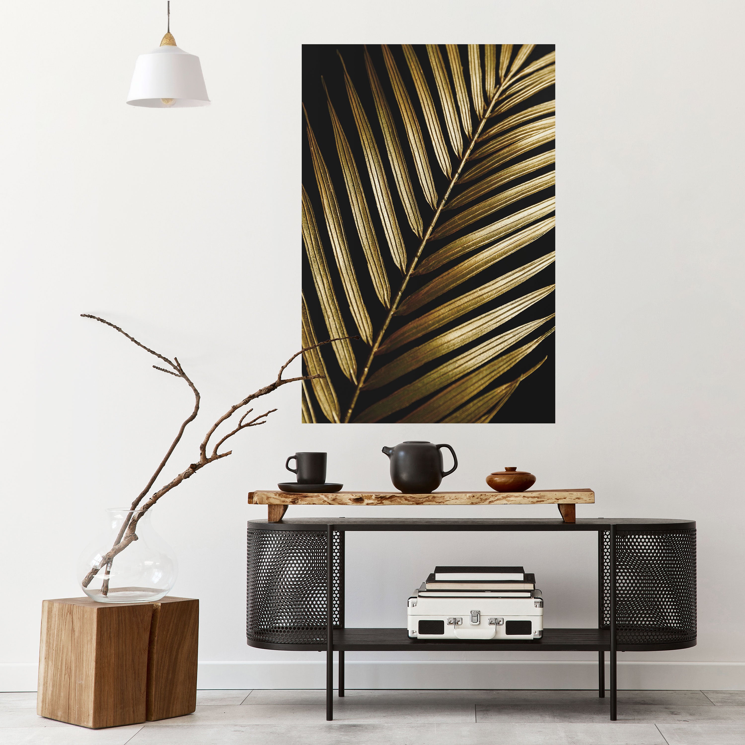 TWILIGHT PALM LIGHT Naklejka/Plakat pionowy