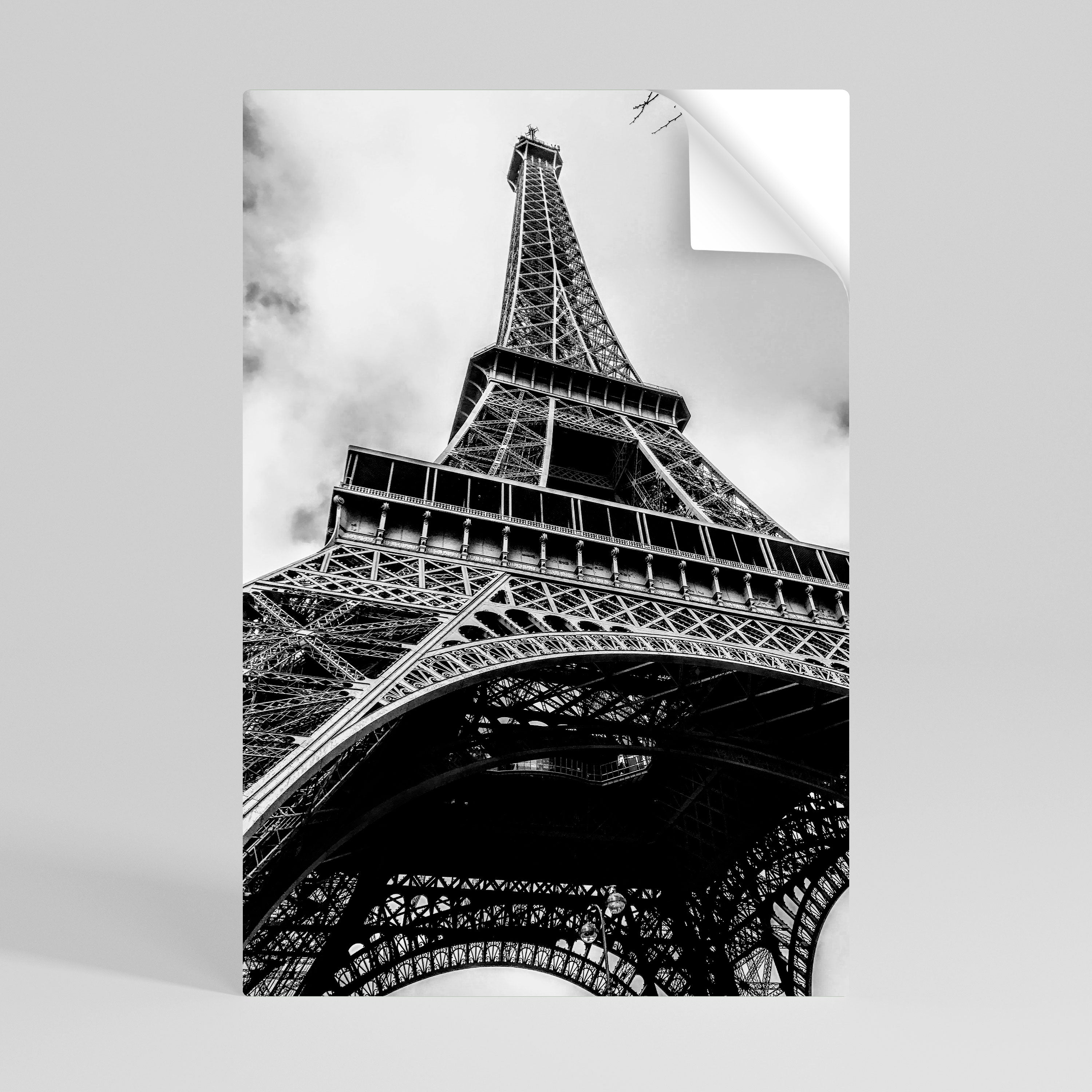 MONOCHROME PARISIAN ICON Naklejka/Plakat pionowy