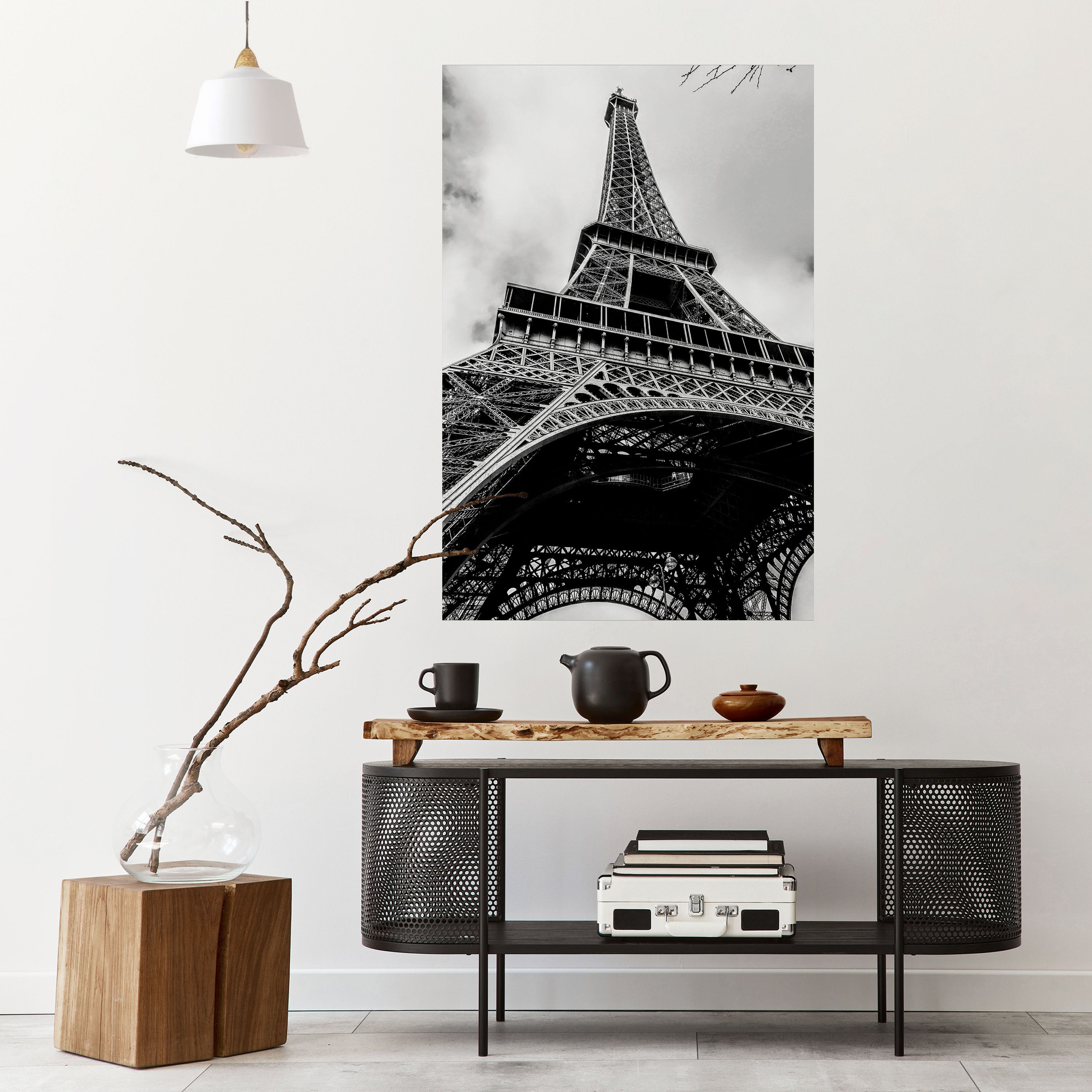 MONOCHROME PARISIAN ICON Naklejka/Plakat pionowy