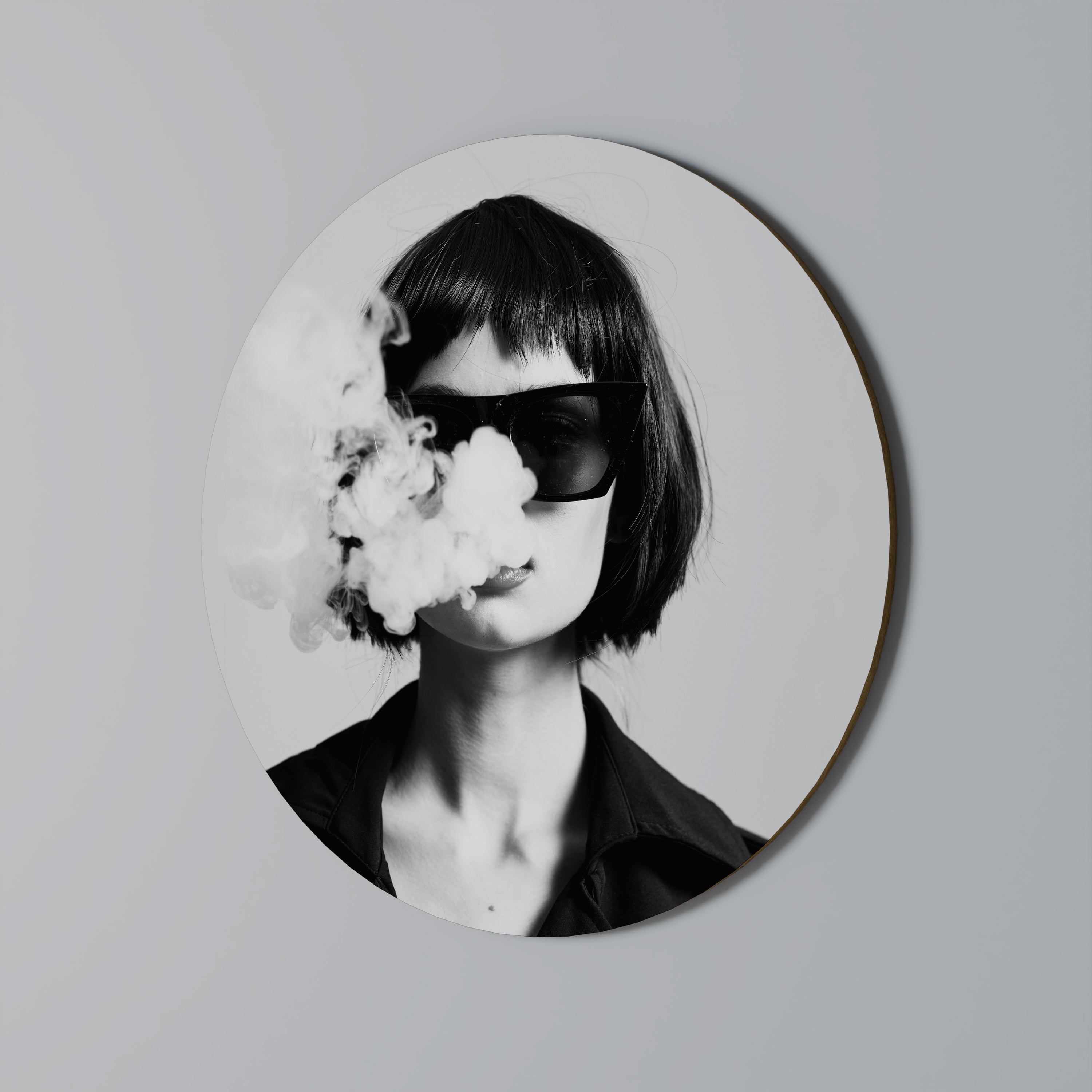 SMOKY BELLE Obraz okrągły