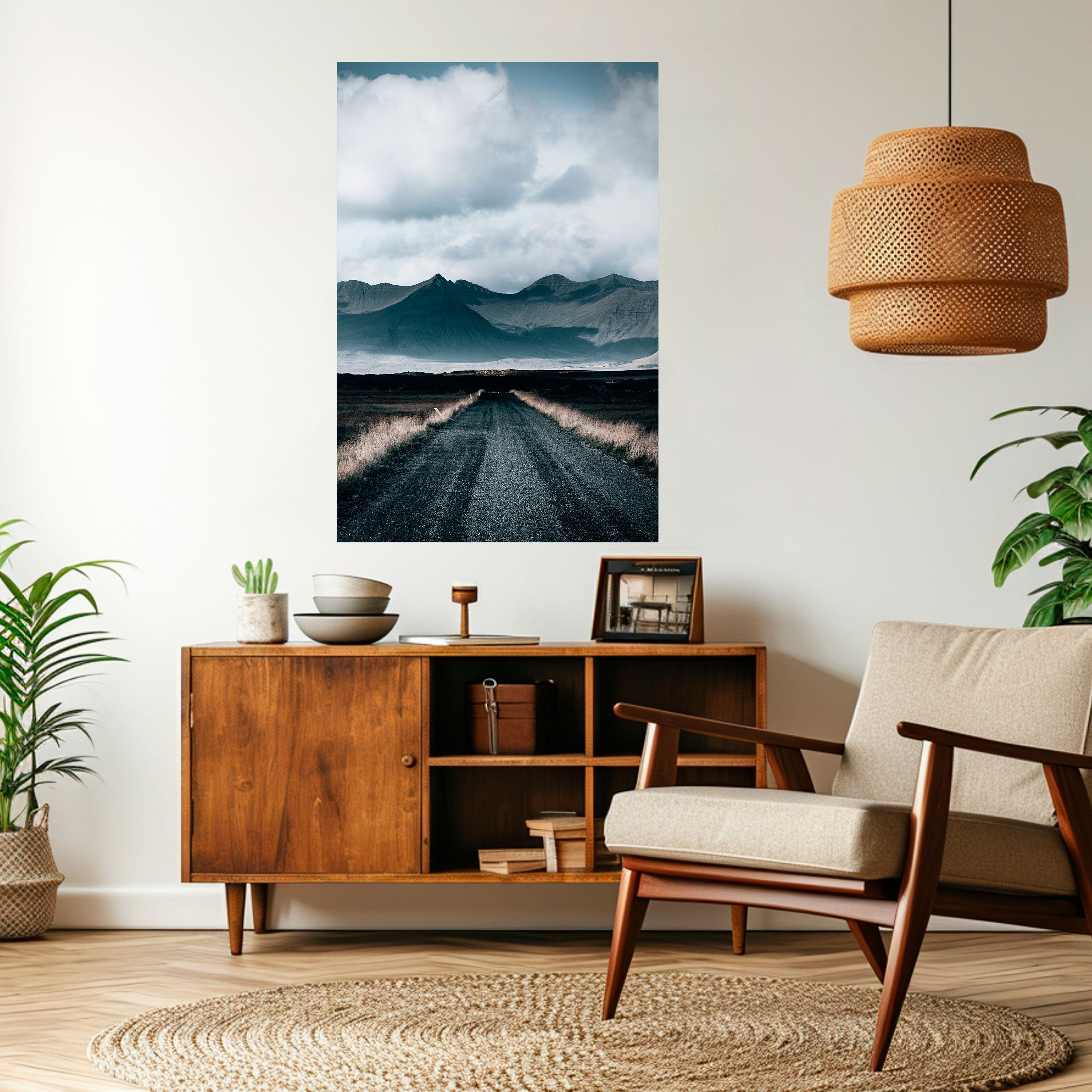 FOGBOUND HEIGHTS Naklejka/Plakat pionowy